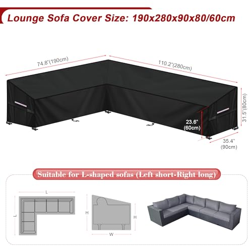 Detalle 2 de Housse canapé jardin LAMUNI 190x280 cm 🛋