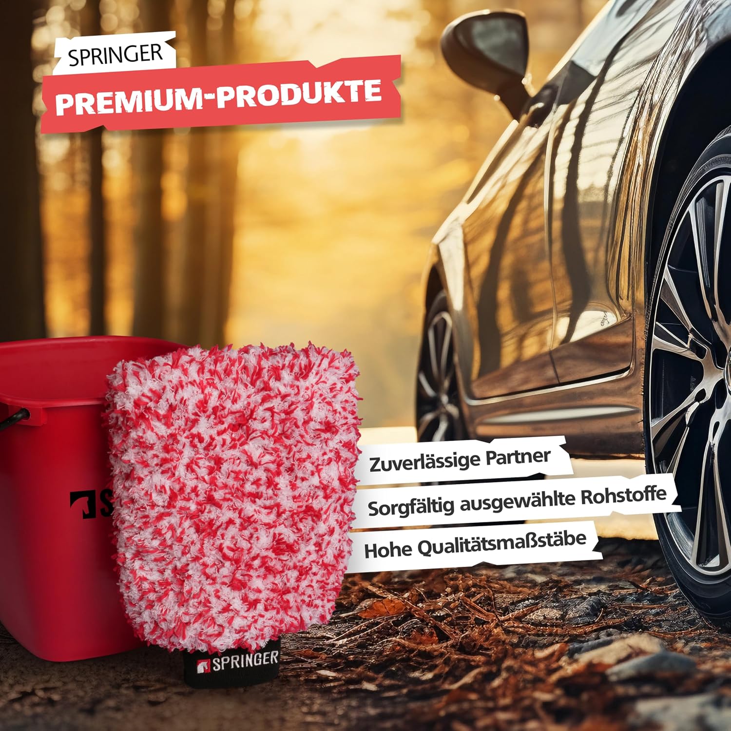 Thumbnail 6 de SPRINGER ZX1000 Autowaschhandschuh – 100% kratzfrei, Mikrofaser für sanfte Fahrzeugreinigung
