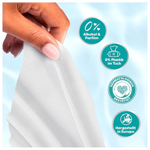 Detalle 2 de Pampers 99% Water Baby-Feuchttücher, 12x60 (720 Stück) – sanfte Reinigung ohne Alkohol