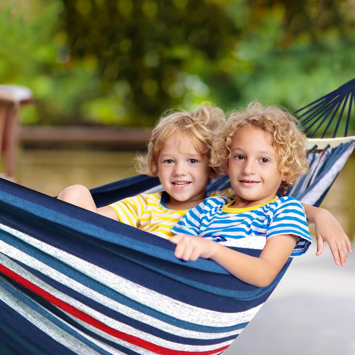 Thumbnail 6 de Chihee CHCO/270150DC Cotton-Blend Hammock, 106 x 59 in with Detachable Spreader Bars