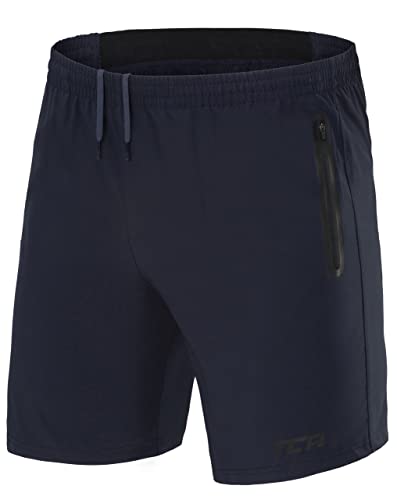 Detalle de TCA Elite Running Shorts Men – Lightweight Gym Shorts with Zip Pockets