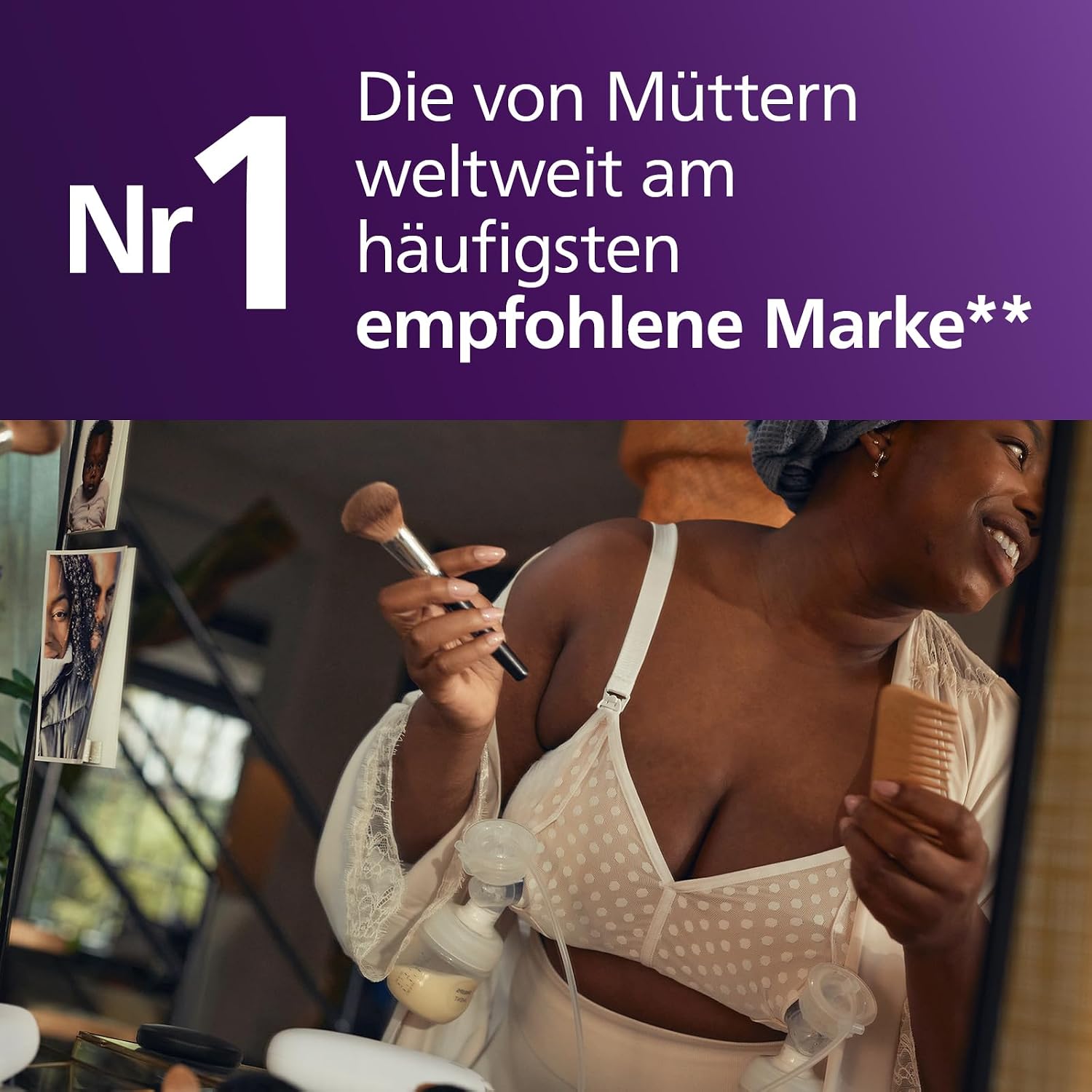 Thumbnail 6 de Philips AVENT Elektronische Einzelmilchpumpe Premium – Natural Motion Technologie, Akku betrieben
