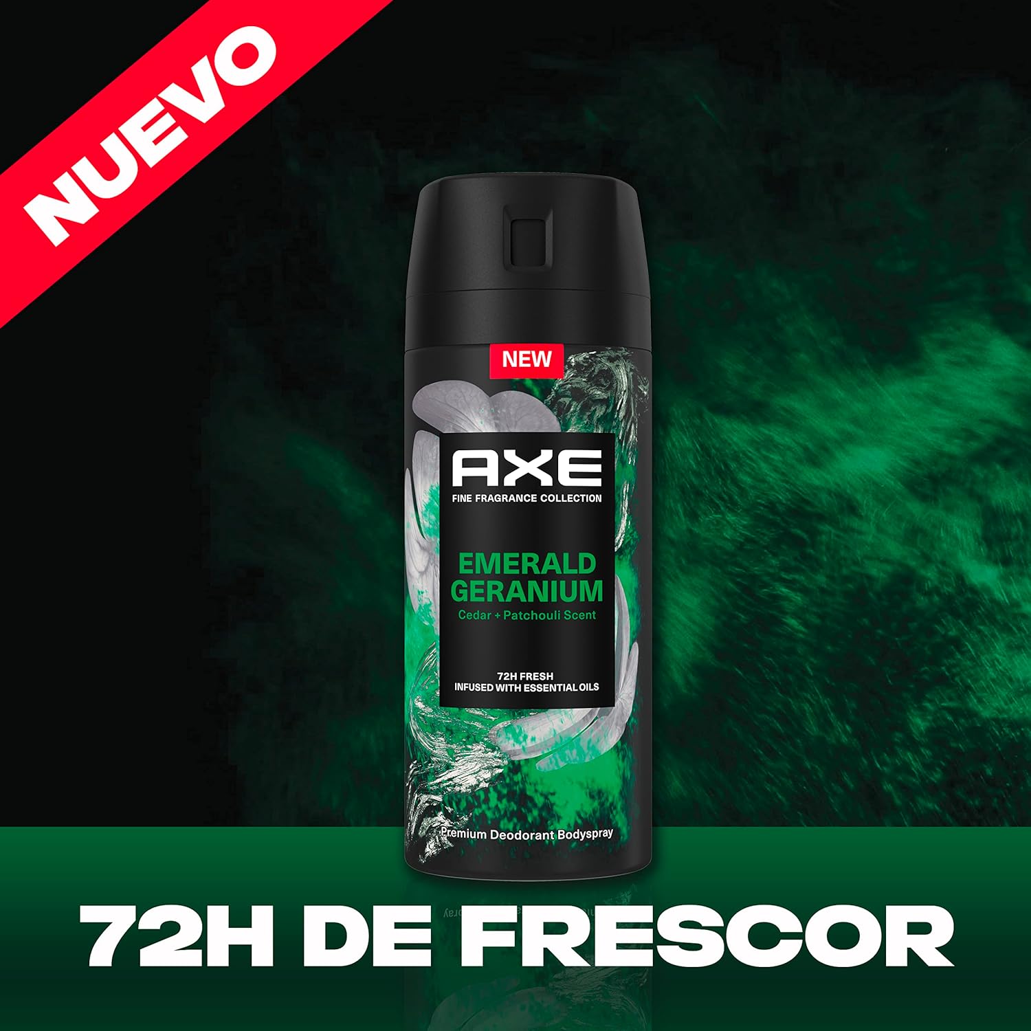 Detalle 2 de Axe Emerald Geranium Desodorante Aerosol Pack Ahorro 6x150ml