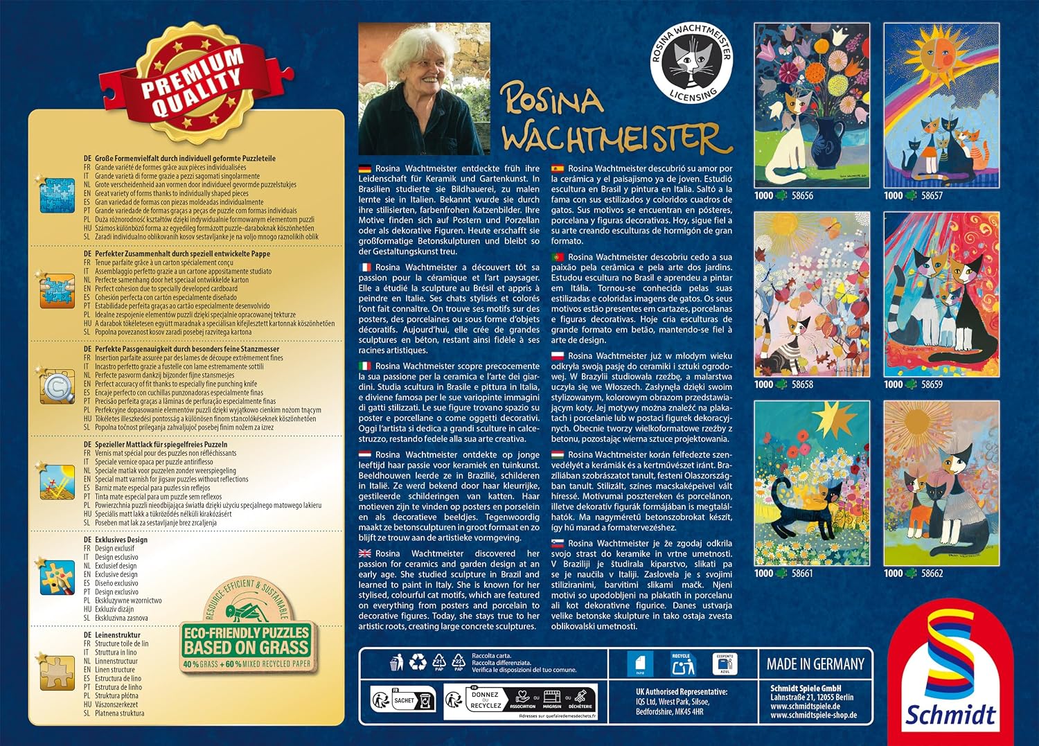 Detalle de Schmidt Spiele Unter Goldener Sonne Puzzle 1000 Teile