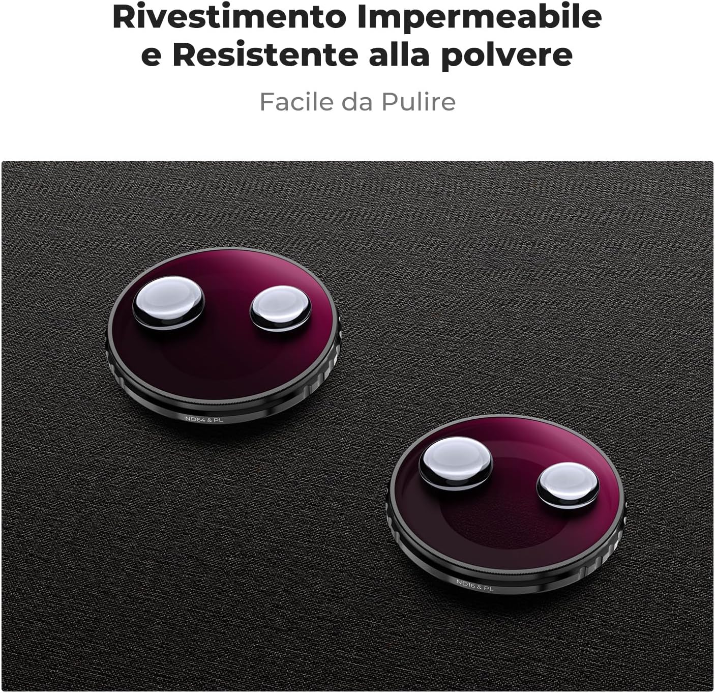 Thumbnail 5 de K&F CONCEPT Kit filtri ND/PL per Osmo Action 4/5
