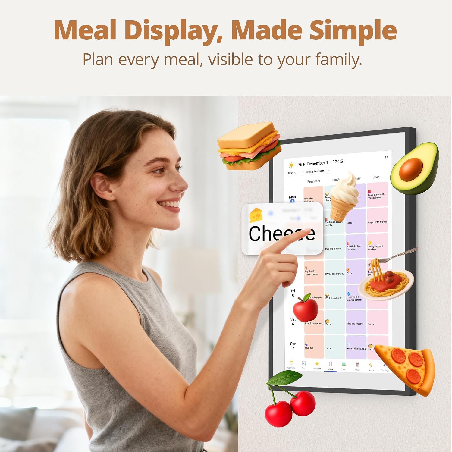 Thumbnail 6 de Dragon Touch 14 Inch Digital Calendar Wall – 1920 x 1080 FHD Family Planner with 32GB and Touchscreen