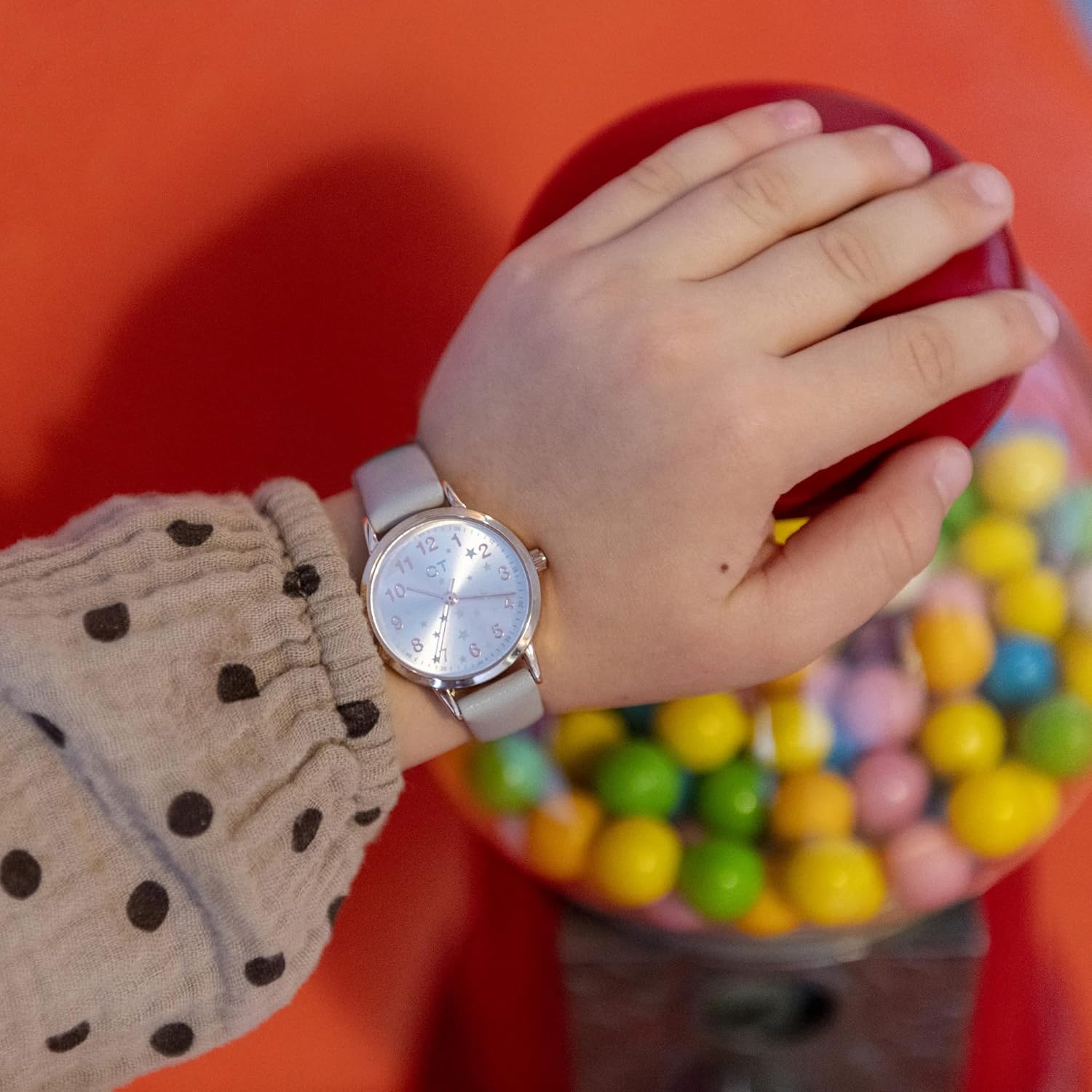 Thumbnail 3 de Cool Time Kids Kinderuhr für Mädchen in Roségold, Ø 28 mm mit Sternchen