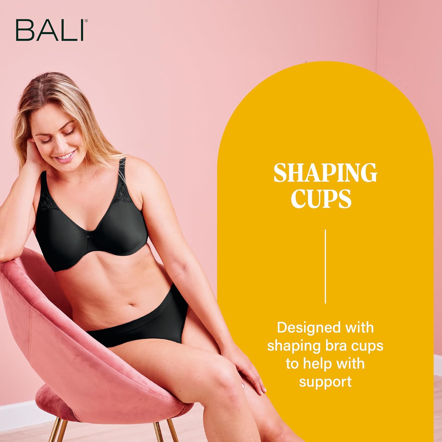 Thumbnail 6 de Bali Women’s Minimizer Bra with Hidden Underwire (Seamless Cups) — Minimizes Bust Up to 1.5 Inches