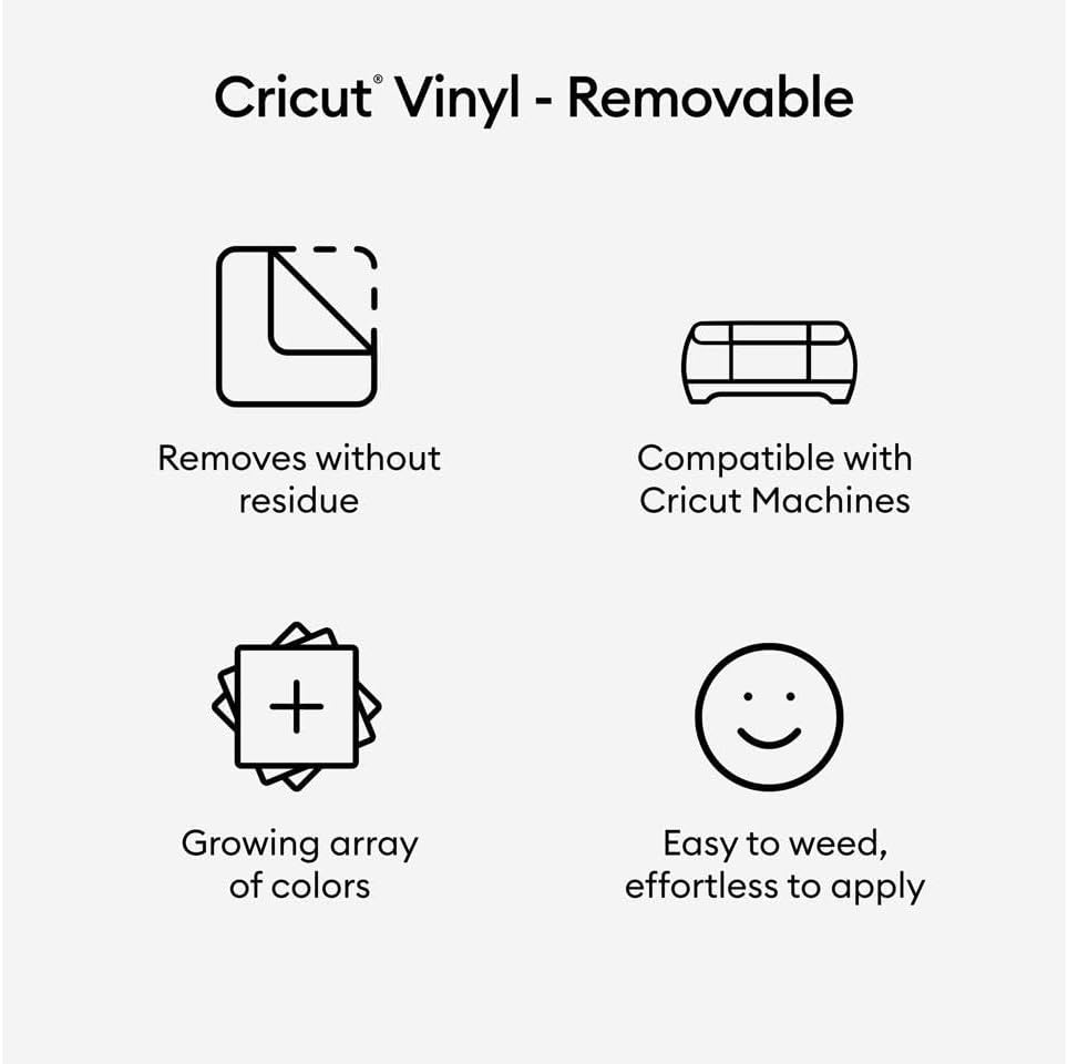 Detalle 2 de Cricut Premium Vinyl Sampler Tropical – Removable 🎨