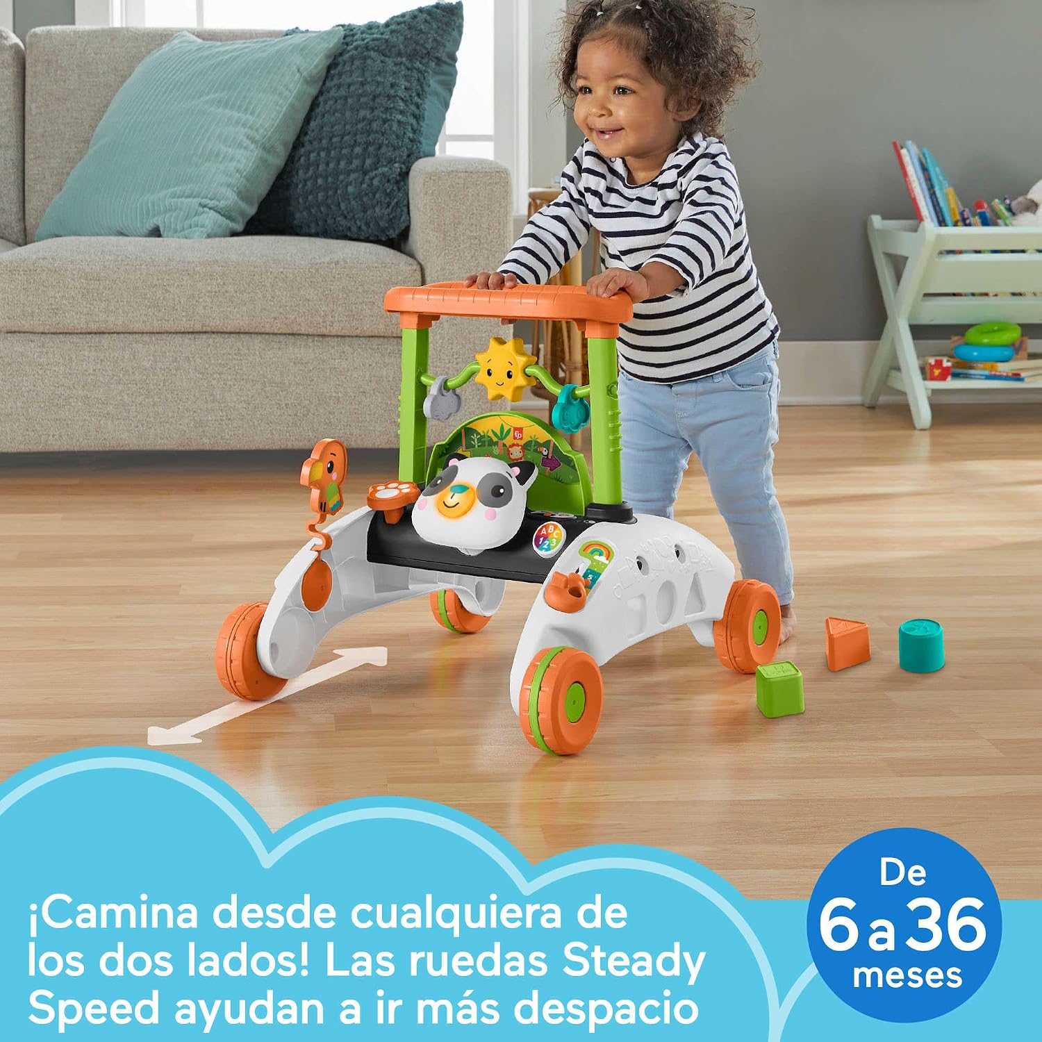Detalle de Fisher-Price Andador Correpasillos Interactivo con Luces y Sonidos 🎶