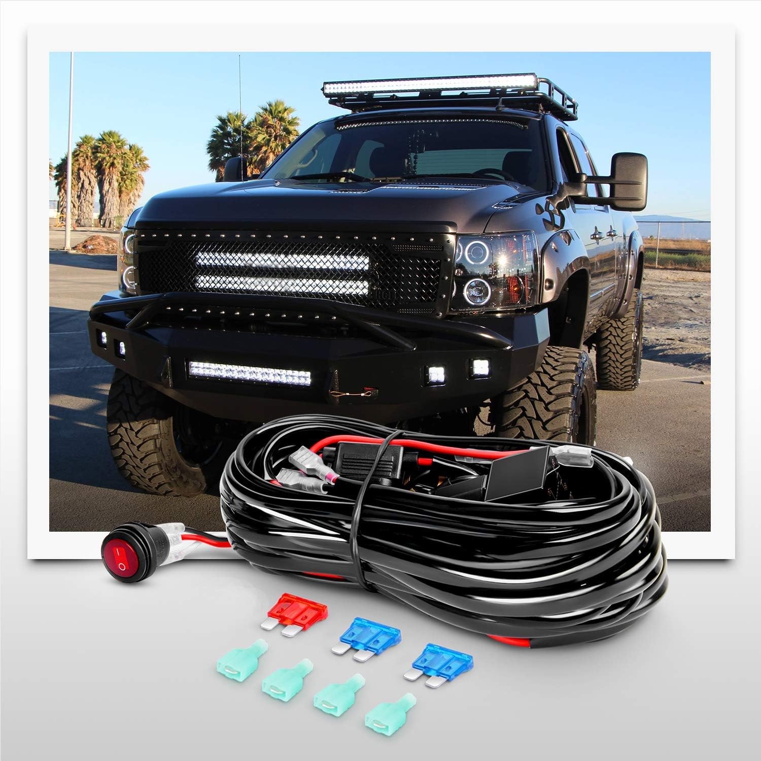 Detalle 2 de Nilight ZH304 5 Inch 72W LED Light Bar 10800 Lumens
