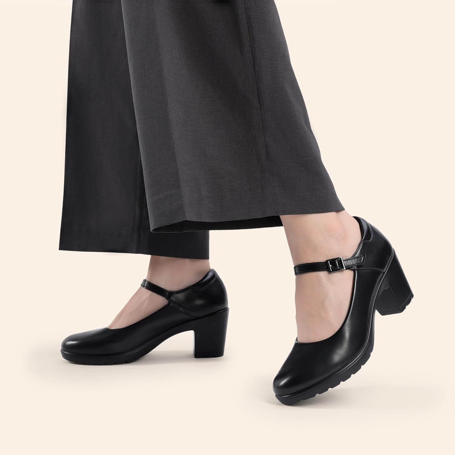 Detalle 2 de DREAM PAIRS EDENIA 2.8" Mary Jane Block Heels đ