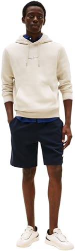 Detalle de Tommy Hilfiger Sudadera capucha Marfil M, 63% algodón