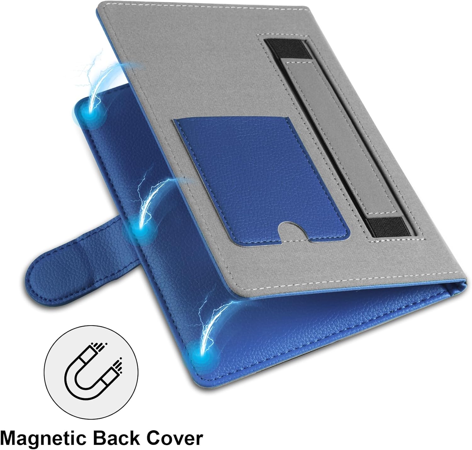 Thumbnail 3 de HoYiXi Universal Hülle für 6–7" eBook Reader (Lederoptik) – Blau