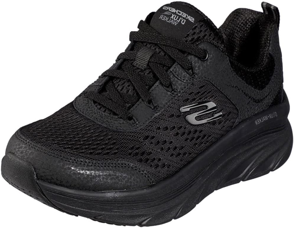 Detalle de Skechers Femme D'lux Walker Infinite Motion Baskets, Noir, 40 EU