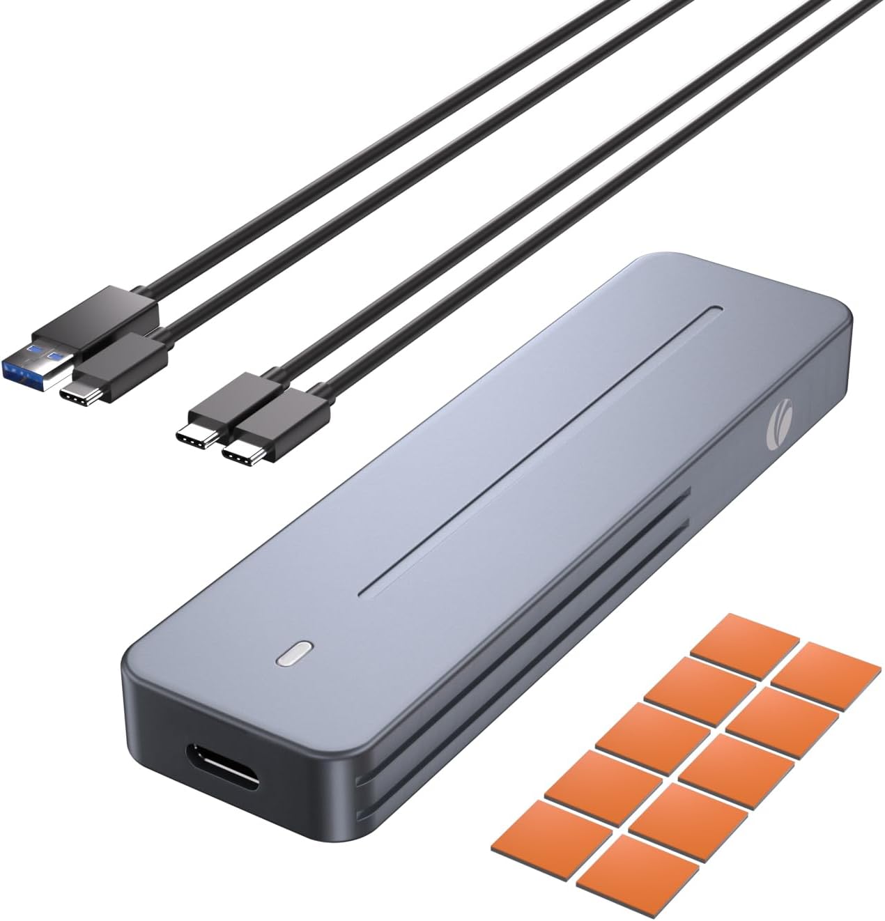 Detalle de VCOM M.2 NVMe SSD Gehäuse 10 Gbps USB 3.1