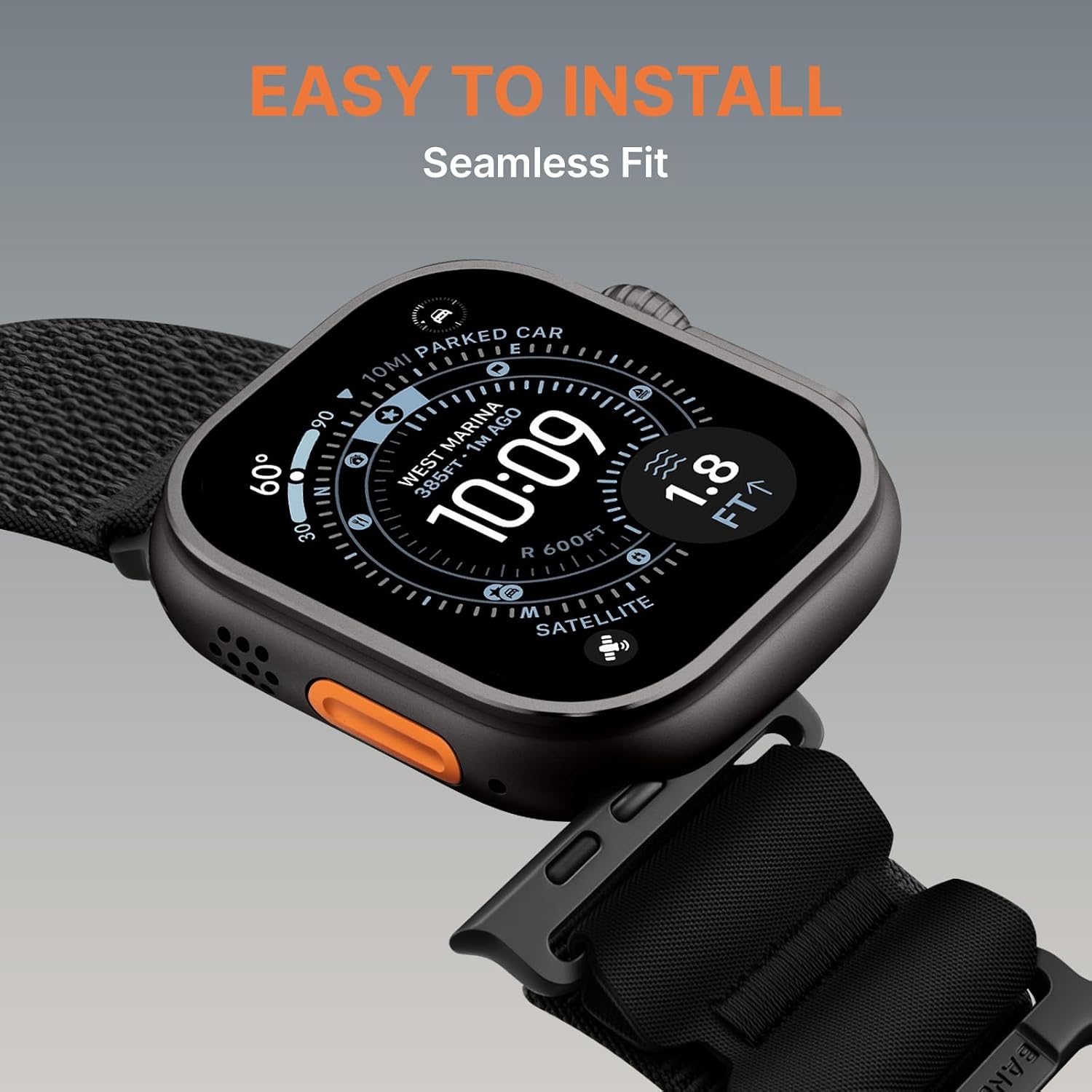 Thumbnail 6 de Bandletic nylon strap for Apple Watch 49mm