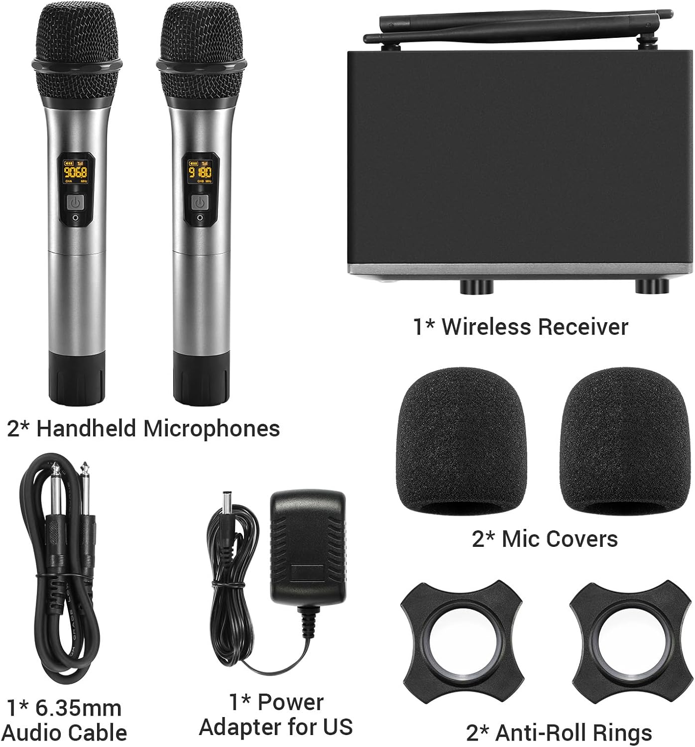 Thumbnail 6 de TONOR UHF wireless microphone system