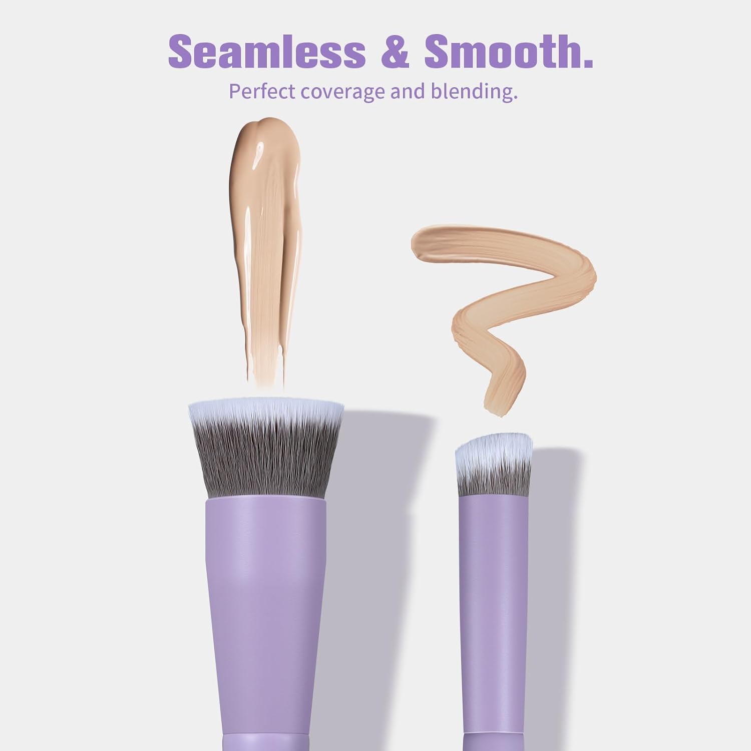 Detalle de EIGSHOW Dual-Ended Makeup Brush, Purple