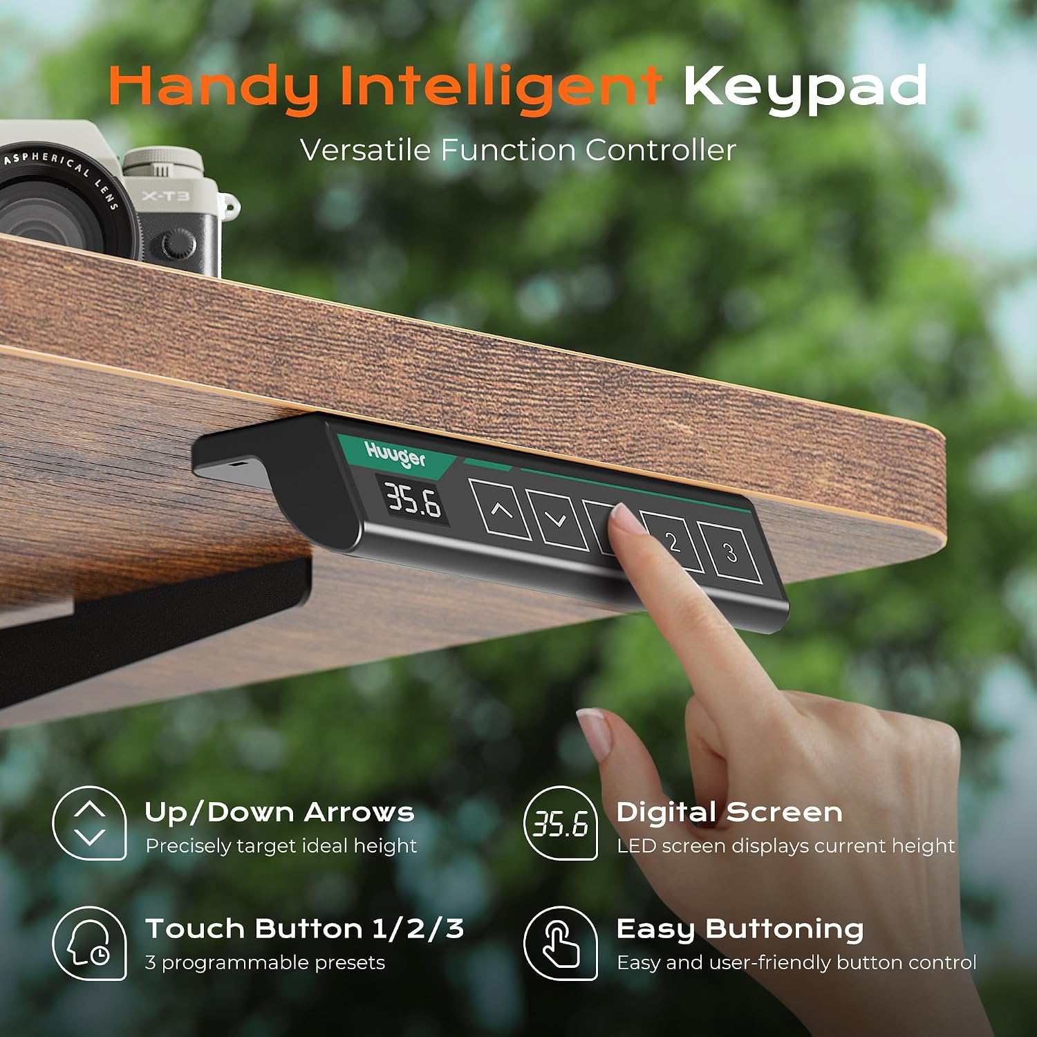Thumbnail 5 de Huuger 55 x 28 Electric Standing Desk 27.6"
