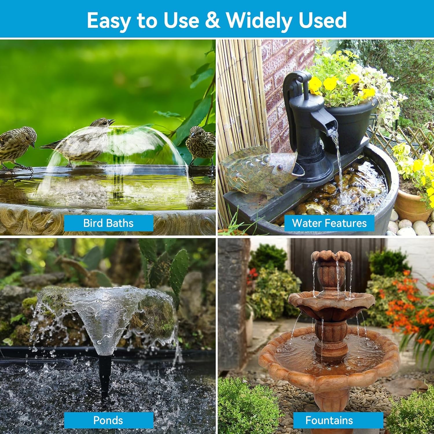 Thumbnail 6 de POPOSOAP Solar Fountain Pump 8W with 3600mAh