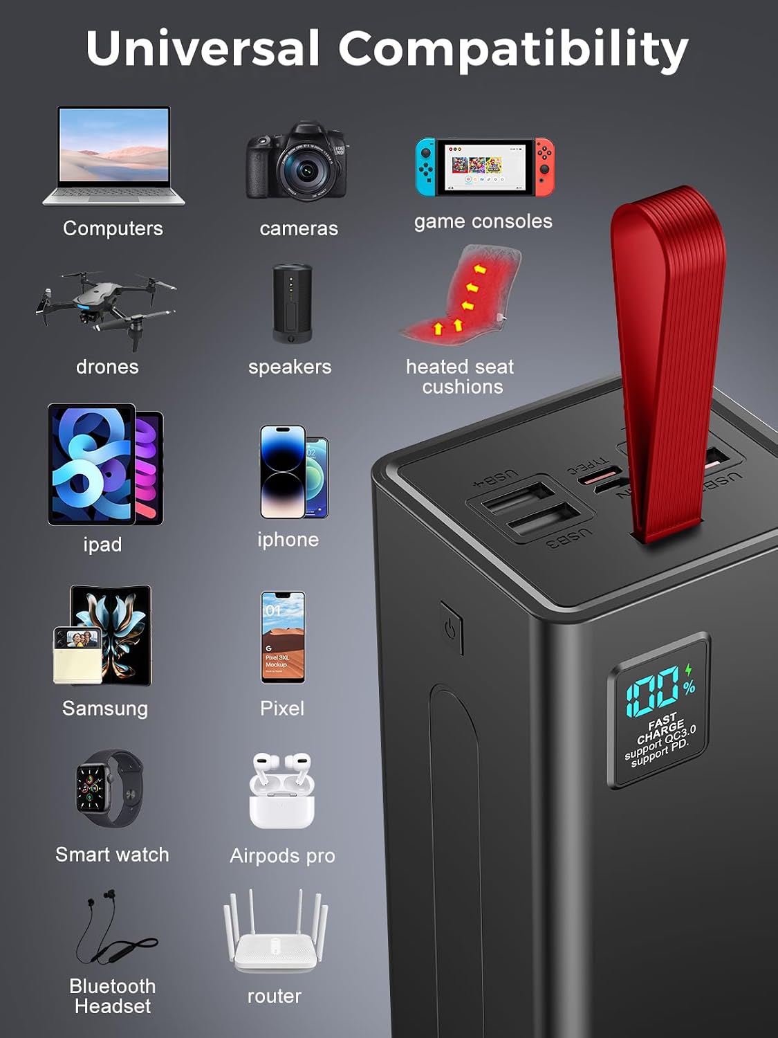 Thumbnail 4 de Liahomco Power Bank 90000mAh PD 30W
