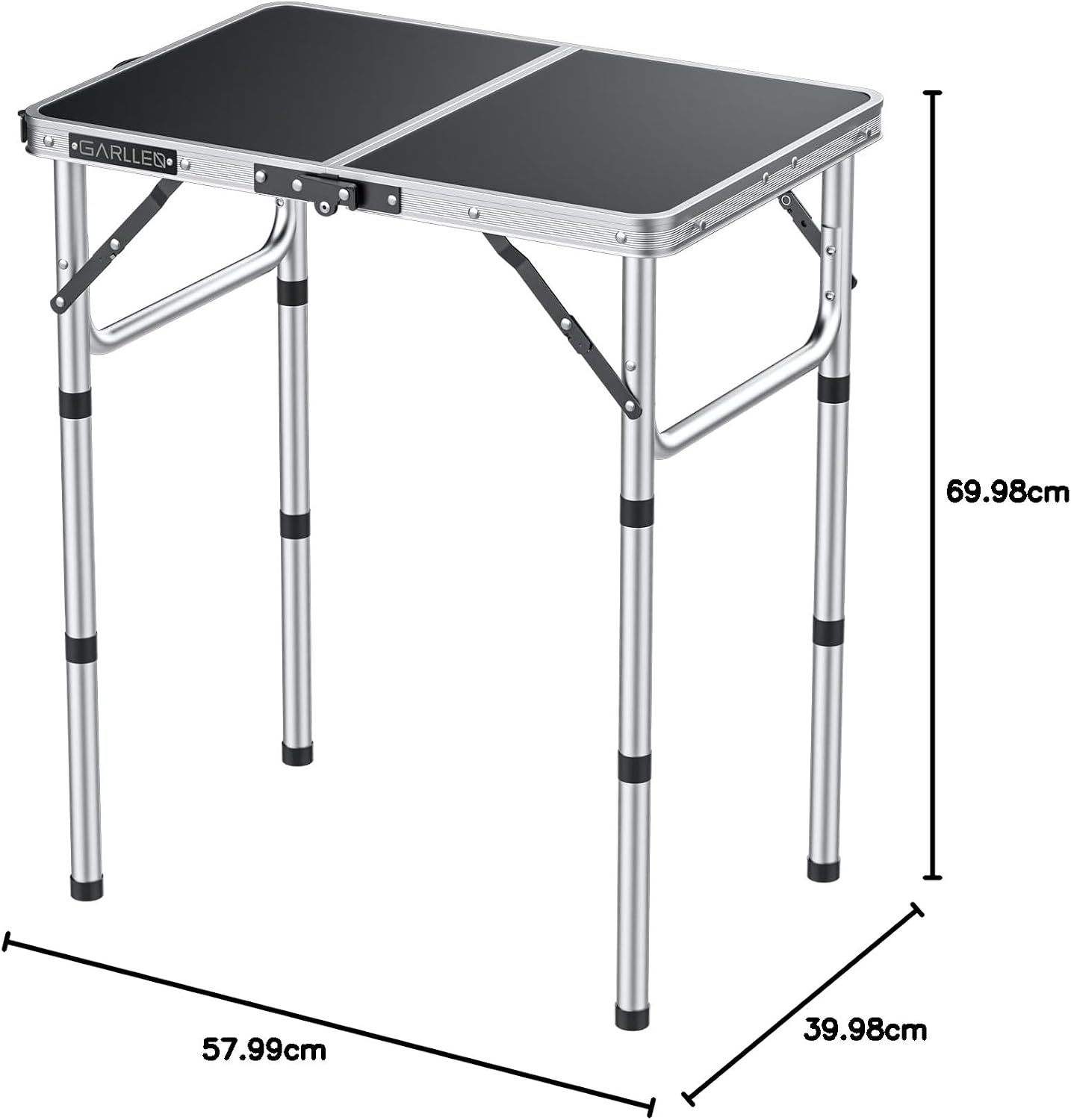 Thumbnail 1 de GARLLEN Folding Table for Camping with 3 Adjustable Heights (Lightweight Aluminium Outdoor Table)