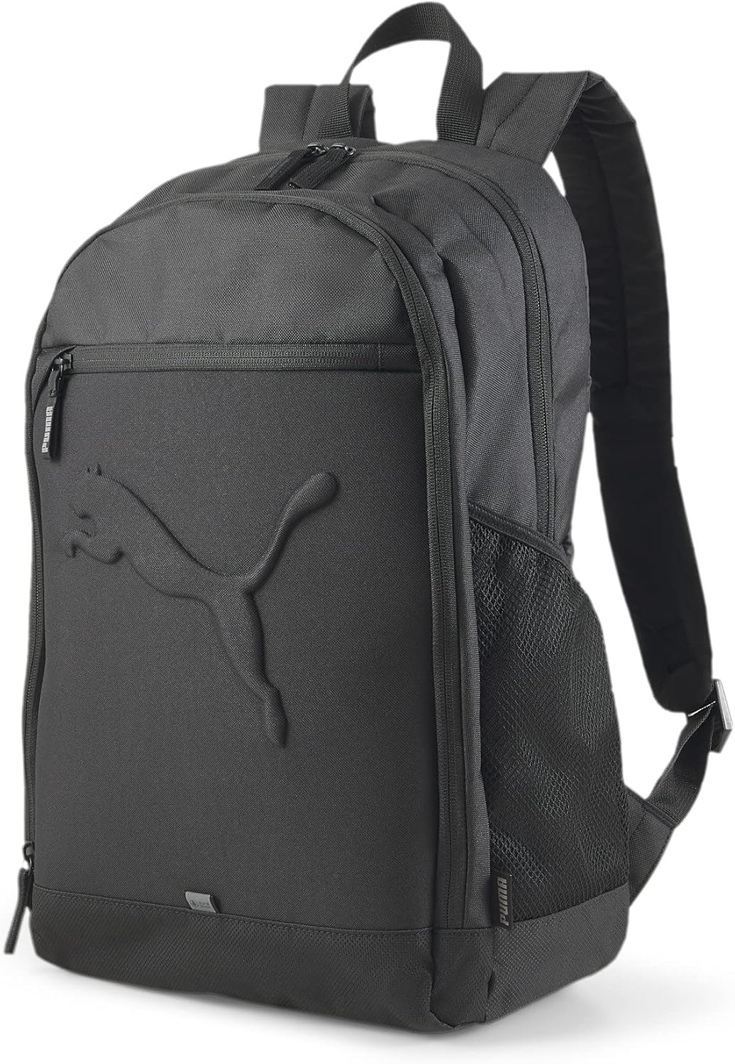 PUMA Buzz Backpack: Mochila unisex negra para uso diario y sportwear