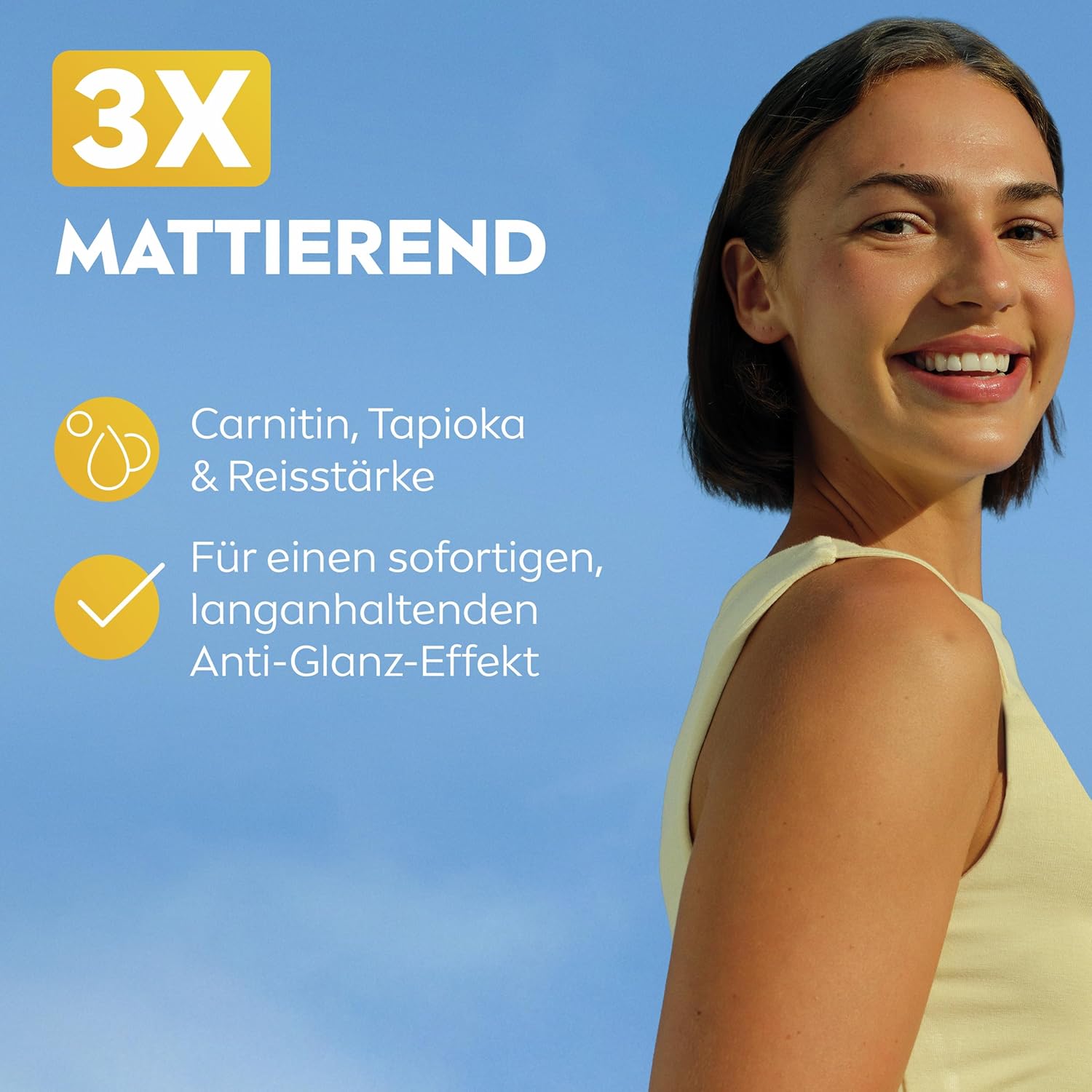 Thumbnail 2 de NIVEA SUN Sonnenschutz LSF 50+ Breathable UV Gesicht Mattierend (40 ml) – Anti-Glanz für das Gesicht