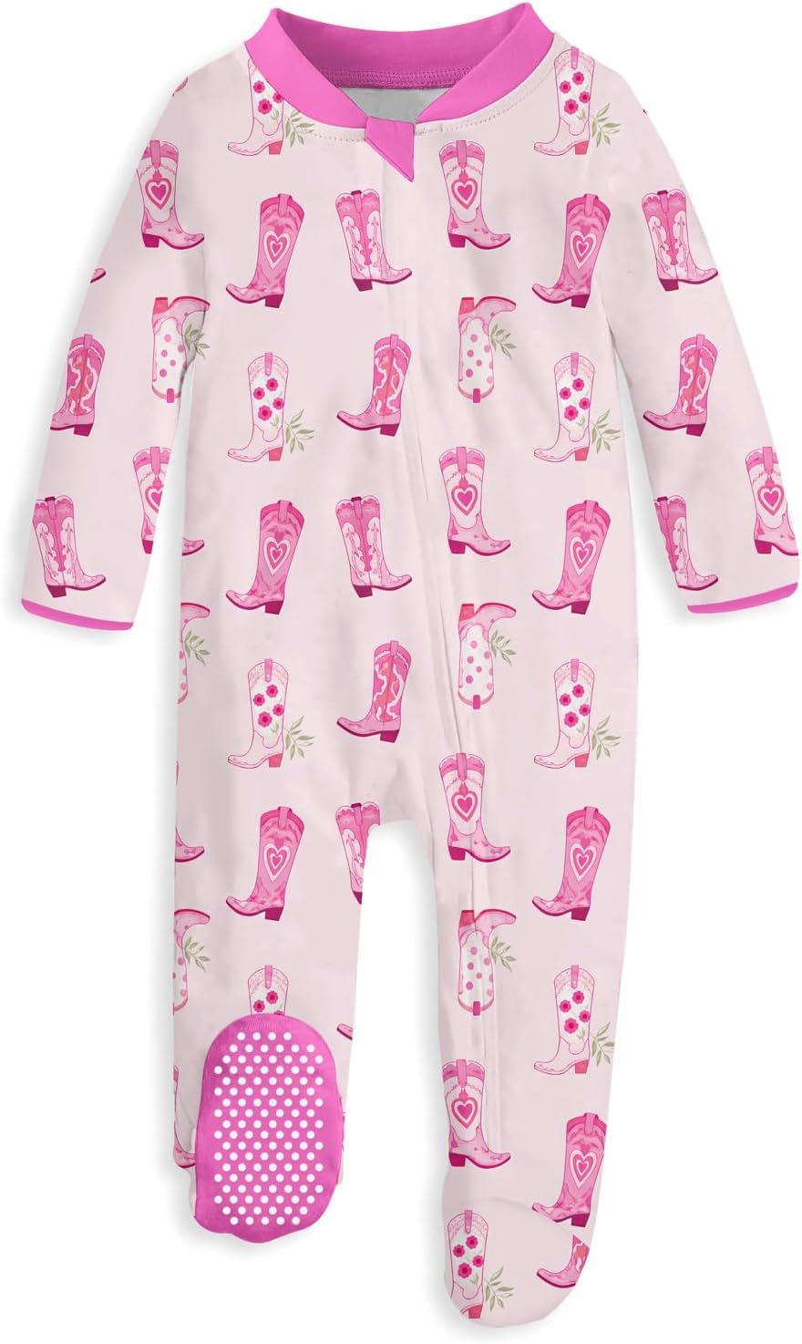 Detalle de UNIFACO Baby Footed Pajamas, 0–12 Months
