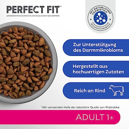 Thumbnail 6 de PERFECT FIT Adult 1+ Trockenfutter für Katzen 7 kg Rind – Ausgewogene Ernährung für Haut, Fell und Verdauung