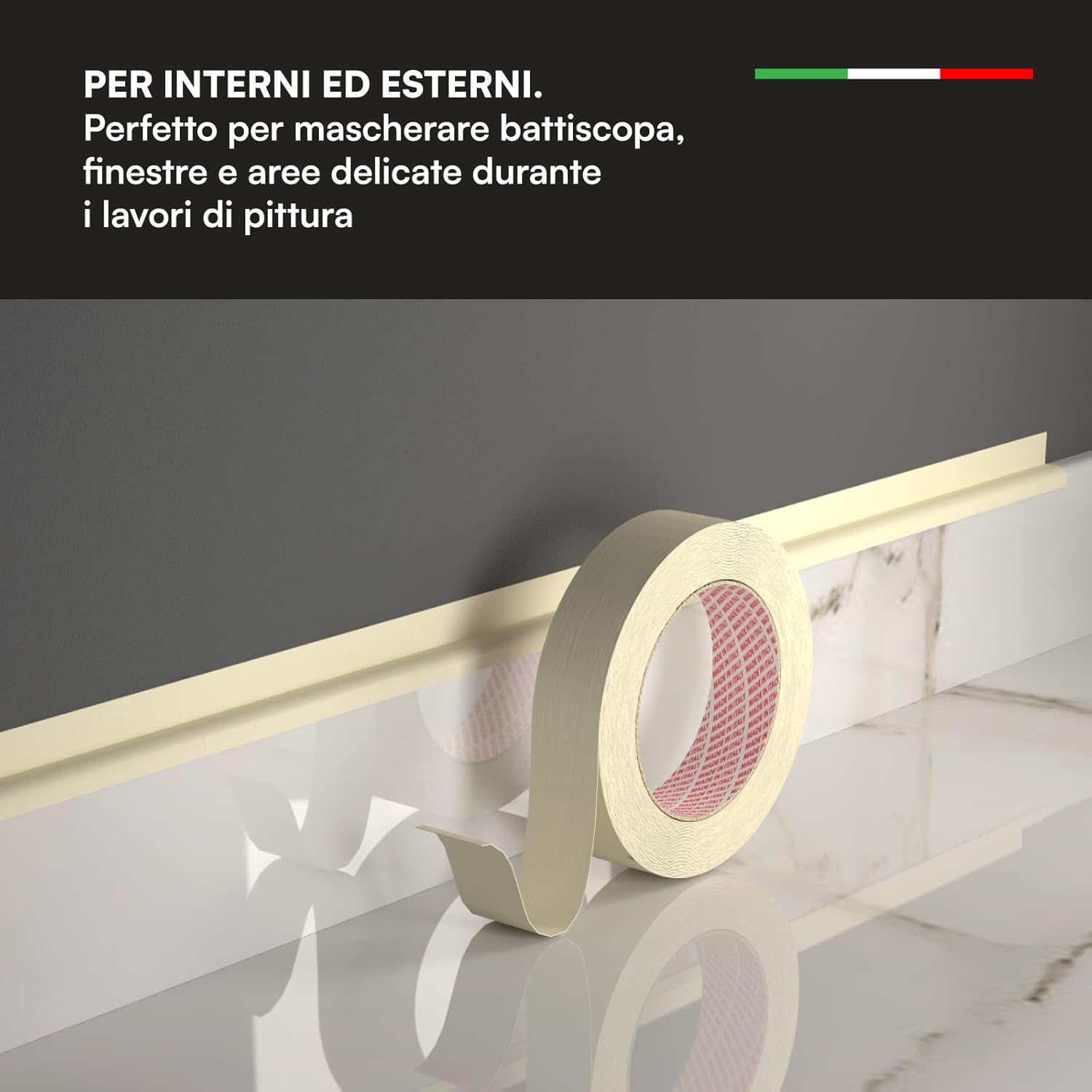 Thumbnail 2 de DNK TRADE Nastro di carta gommata per imbianchini 25 mm x 50 m (12 rotoli) riciclabile
