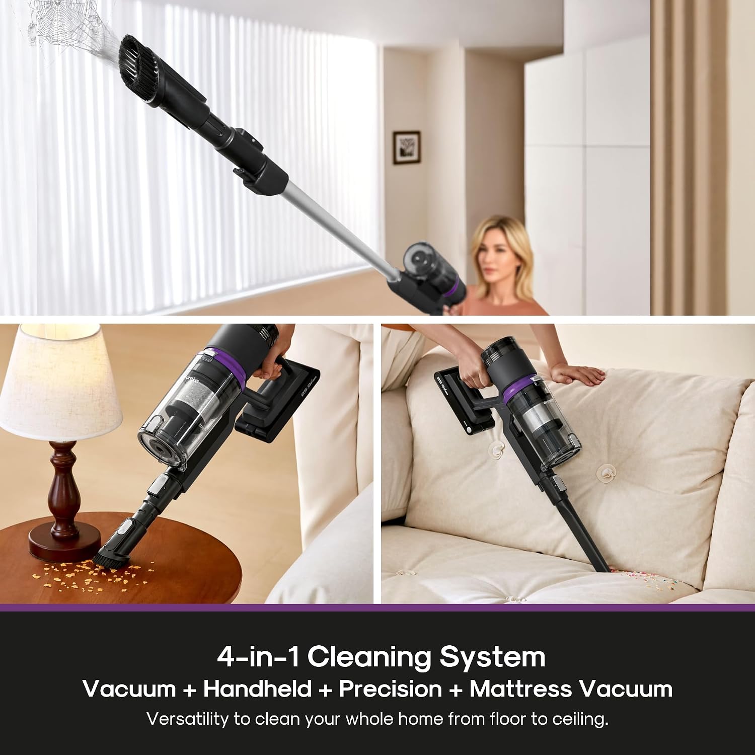 Thumbnail 5 de EurekaCordless Vacuum 50 Min Runtime