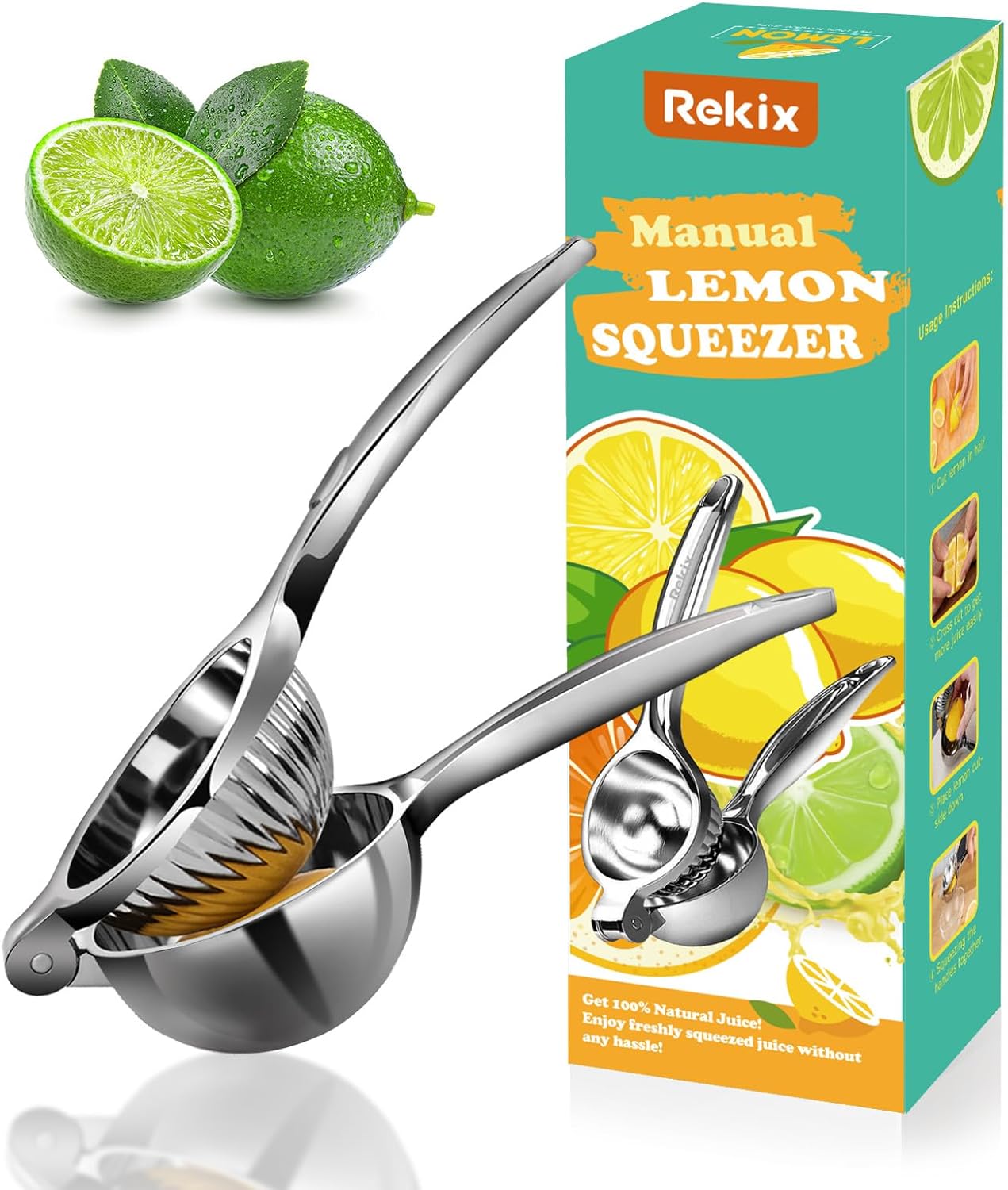Thumbnail 6 de Rekix Manual Citrus Juicer, 8.7-Inch