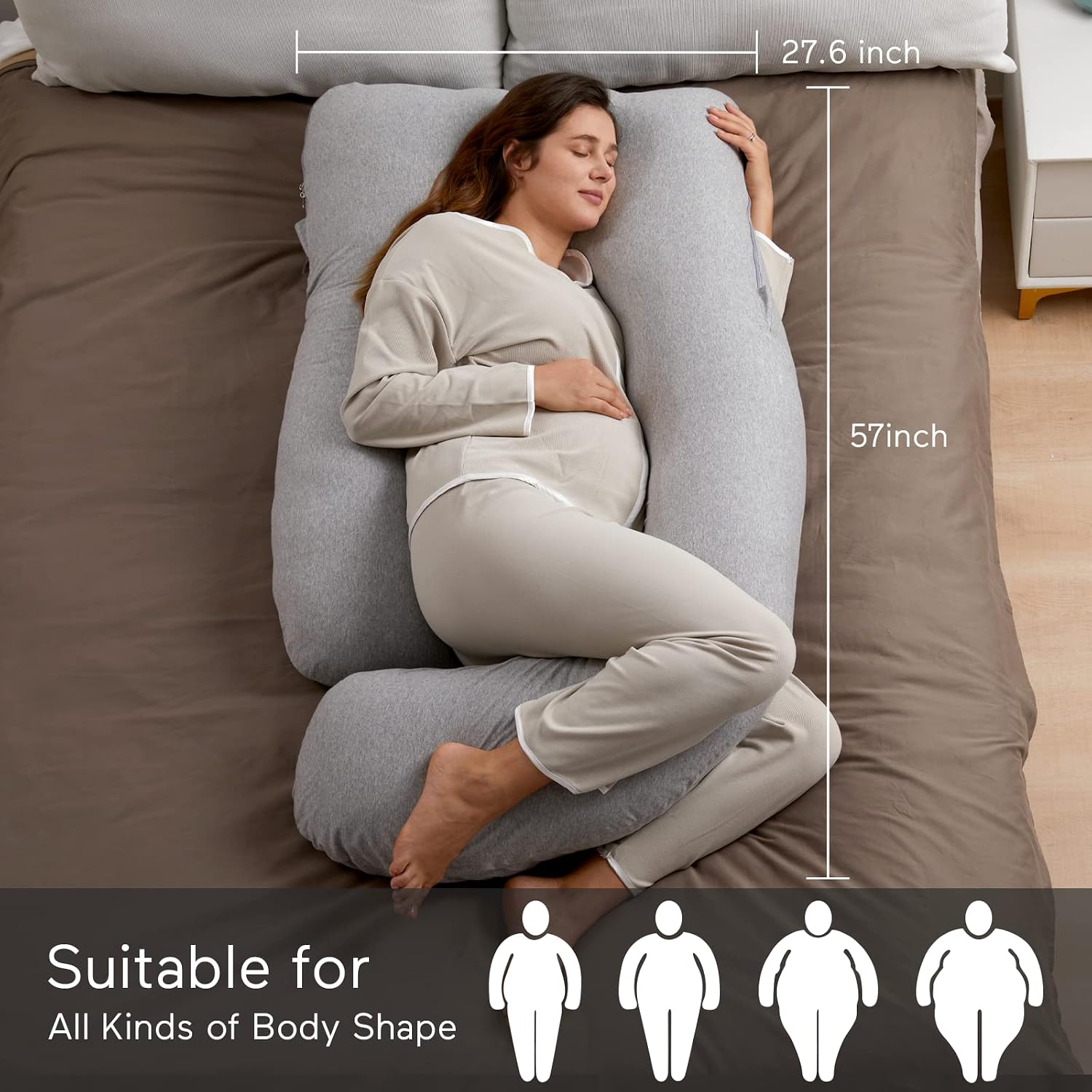 Thumbnail 3 de momcozy U Shaped Pregnancy Pillow: Full Body Support for Comfort and Proper Sleep