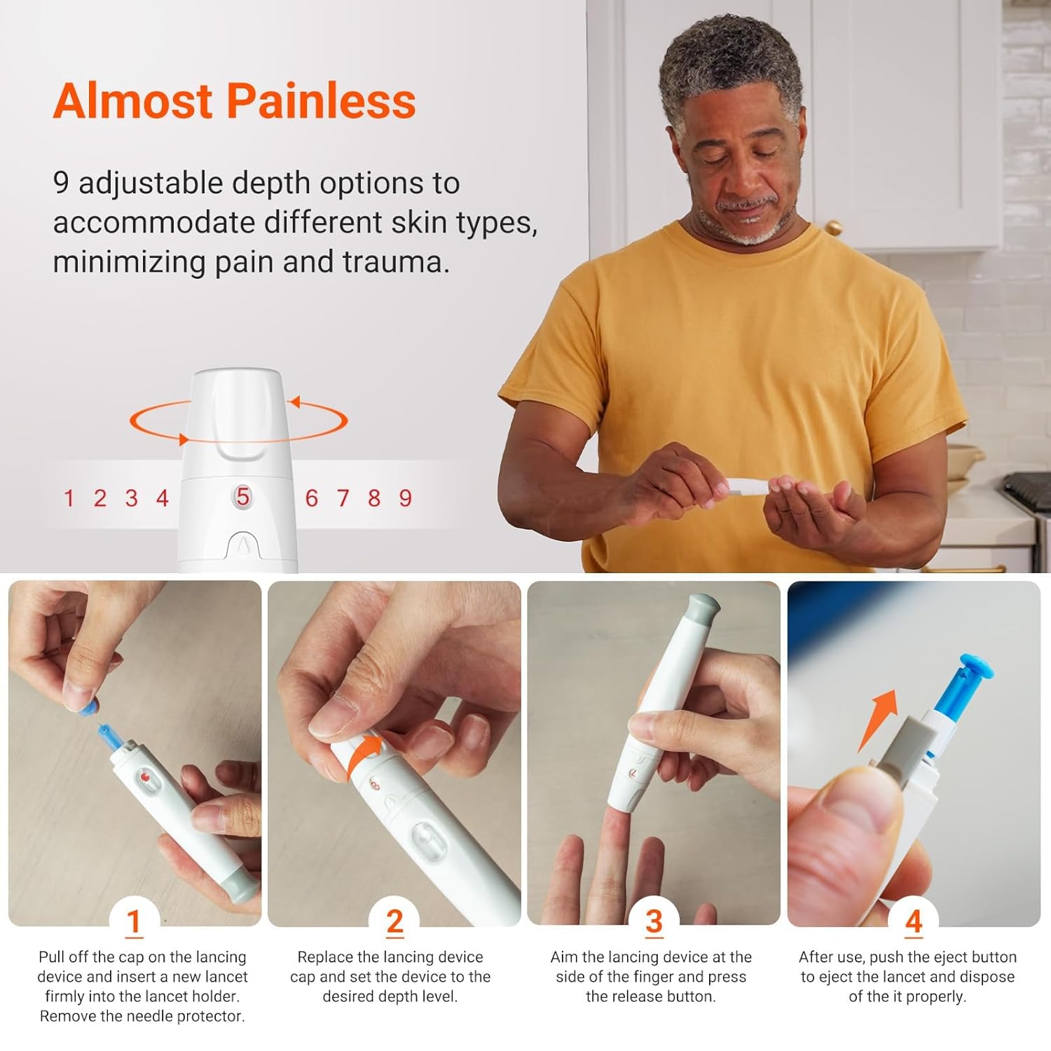 Detalle de iHealth Gluco+ Wireless Smart Blood Glucose Monitor Kit