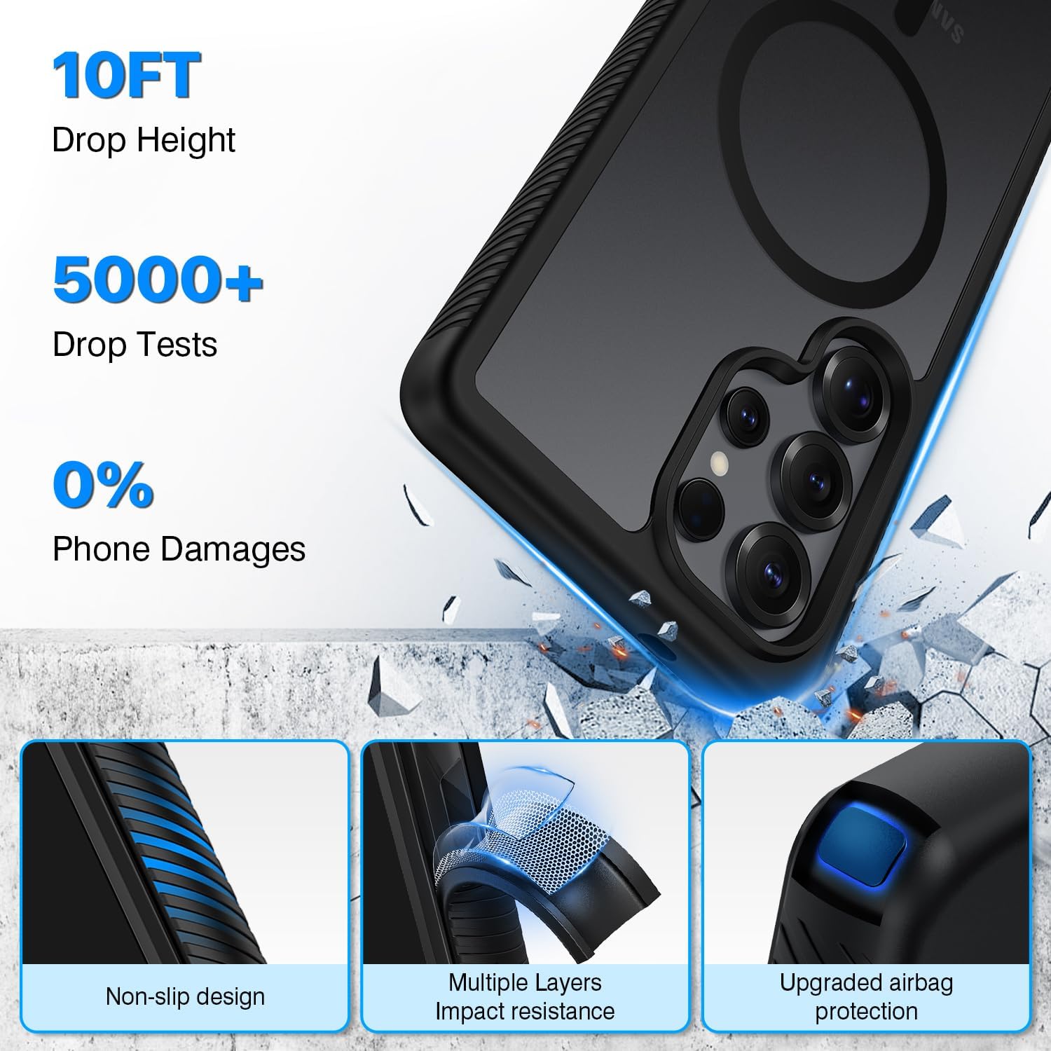 Thumbnail 2 de CENHUFO Samsung S25 Ultra 360° rugged case