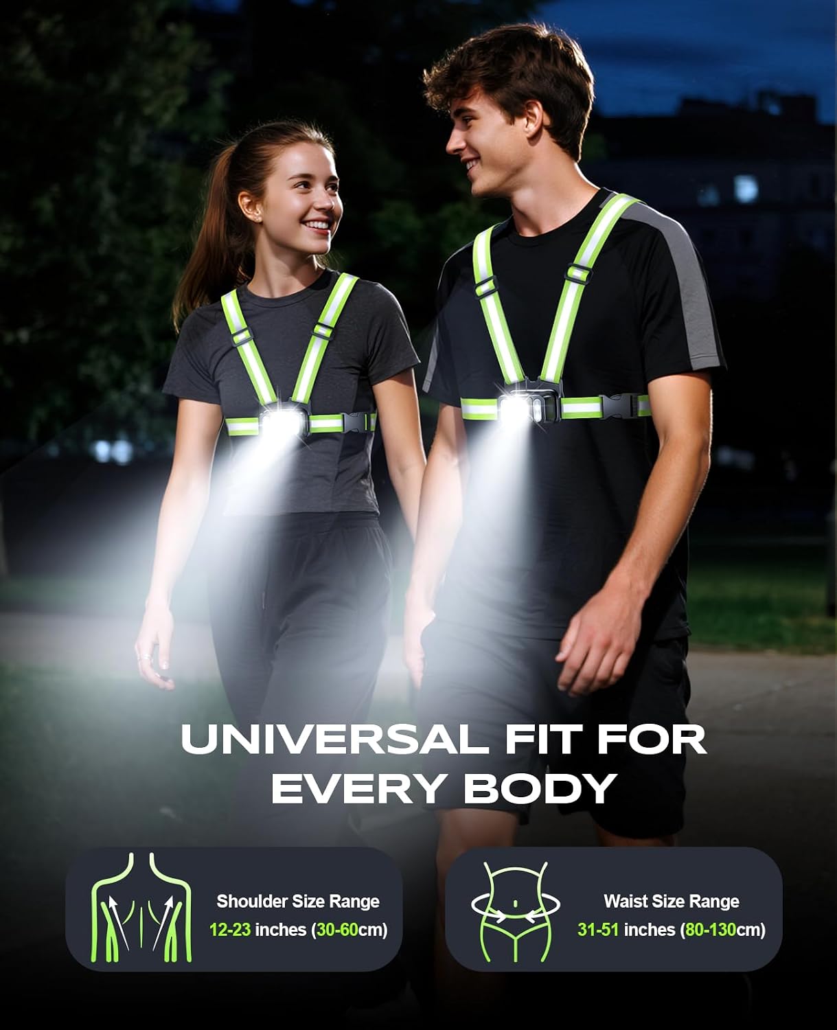 Thumbnail 6 de SUYIWEE Running Light Vest, 550 Lumens