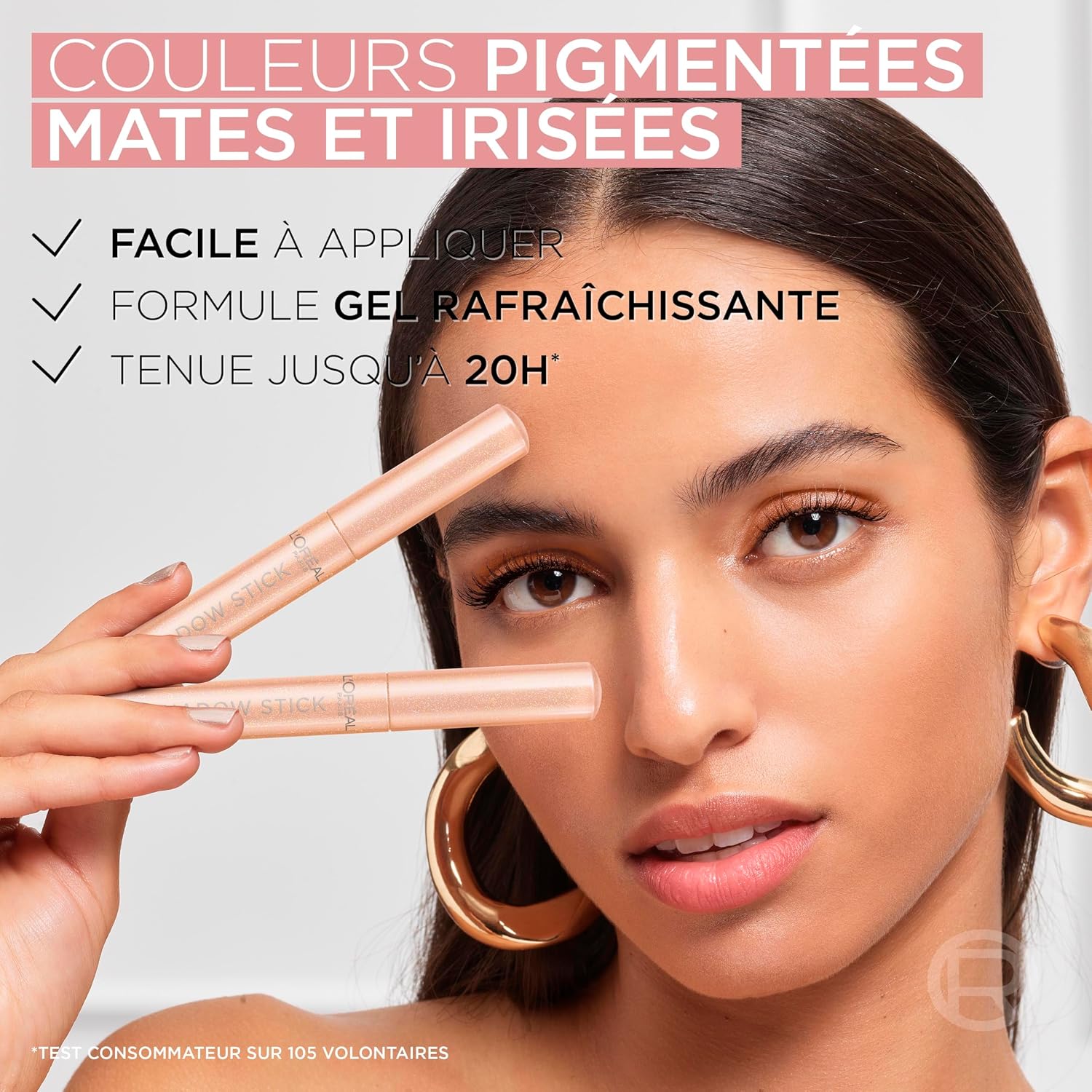 Detalle de L’Oréal Paris Paradise Shadow Stick 105 Mesmer Gold – Crayon fard à paupières multi-usages
