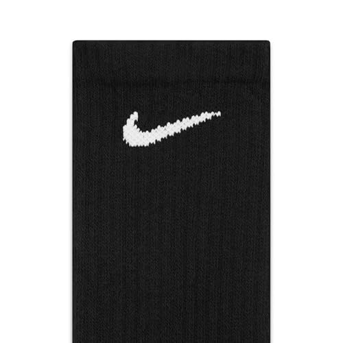 Thumbnail 4 de Nike Everyday Cushioned Training Crew Socks (6 Pairs) - Black/White, Medium