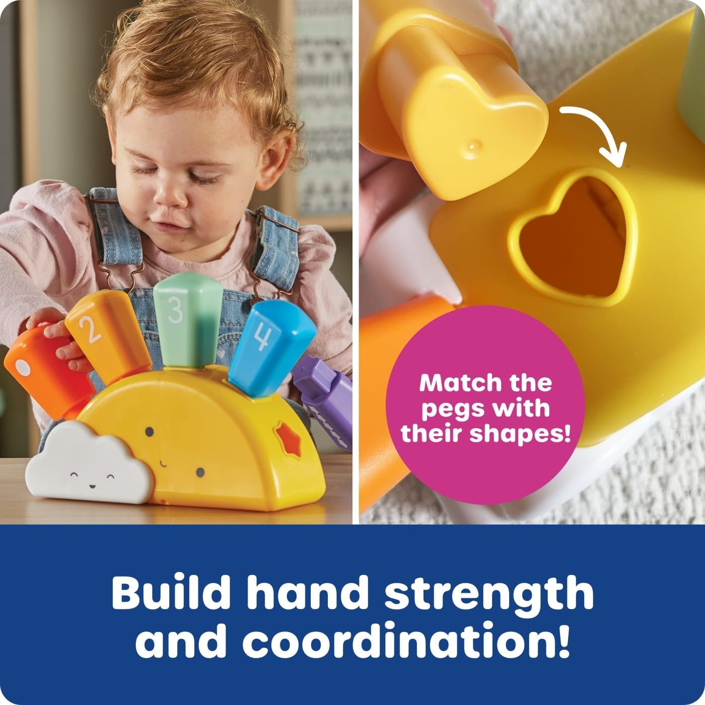 Thumbnail 1 de Learning Resources Trieur de Formes Soleil dès 18 mois : jeu d’assortiment pour formes, couleurs et nombres