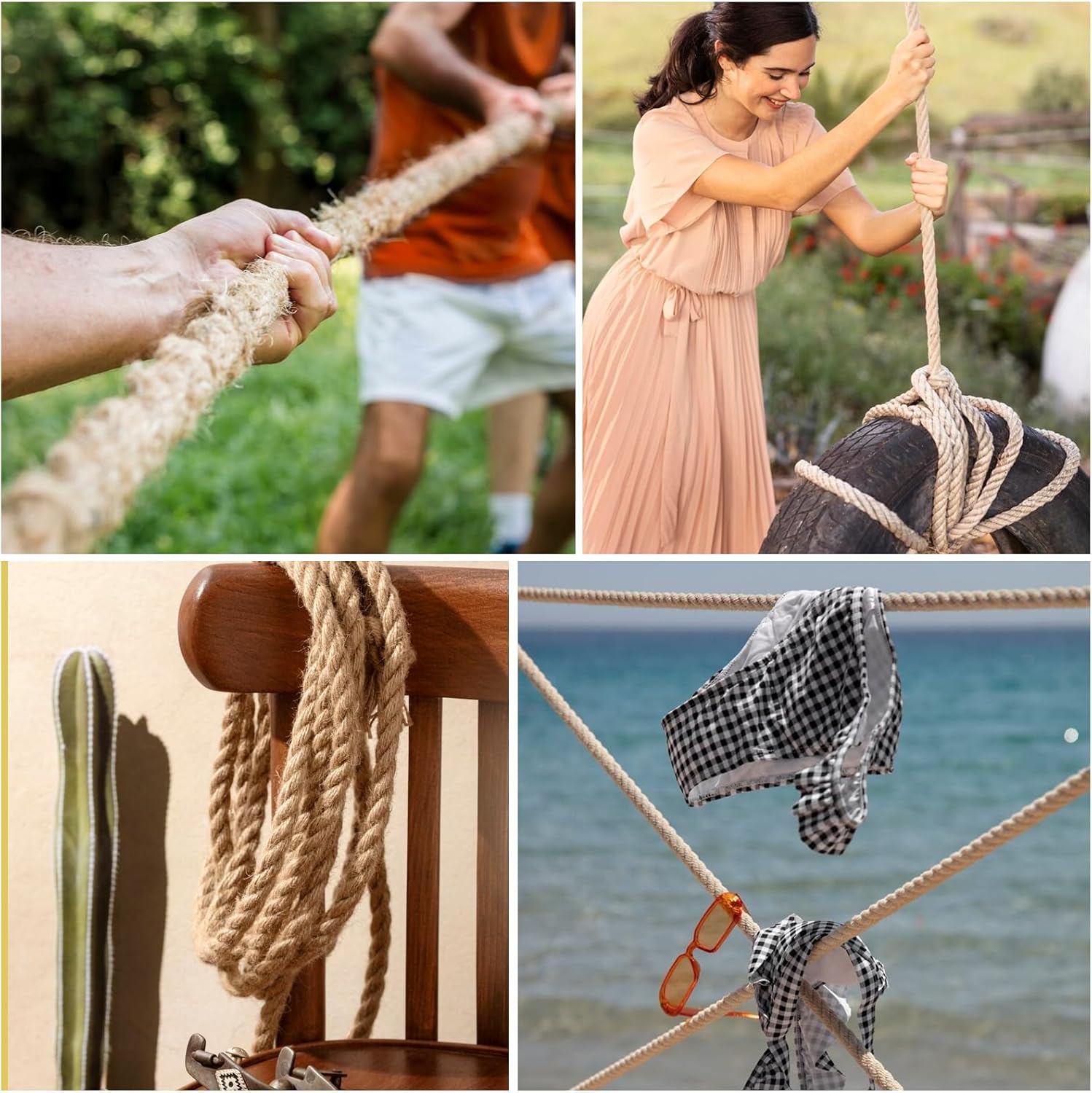 Thumbnail 5 de Meidansini 12mm jute rope 10 m for decor
