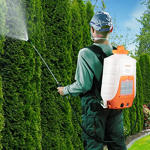 Thumbnail 7 de VEVOR Pulvérisateur Électrique à Dos 16 L, 12 V 8 Ah, 6,2 Bar, 8 buses – Puissance et confort pour le jardin et le nettoyage