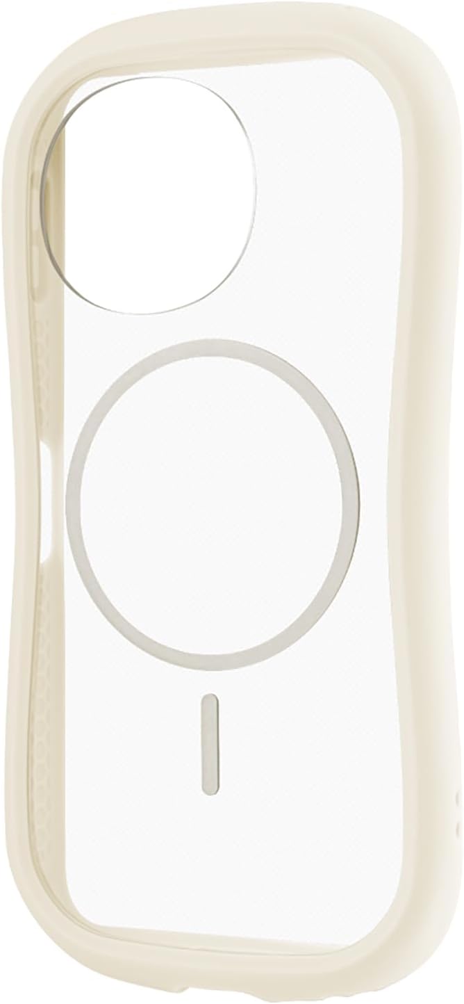 ルプラス ViAMO mag LN-25WQ1VMMWH AQUOS sense10用ハイブリッドケース ミルクホワイト