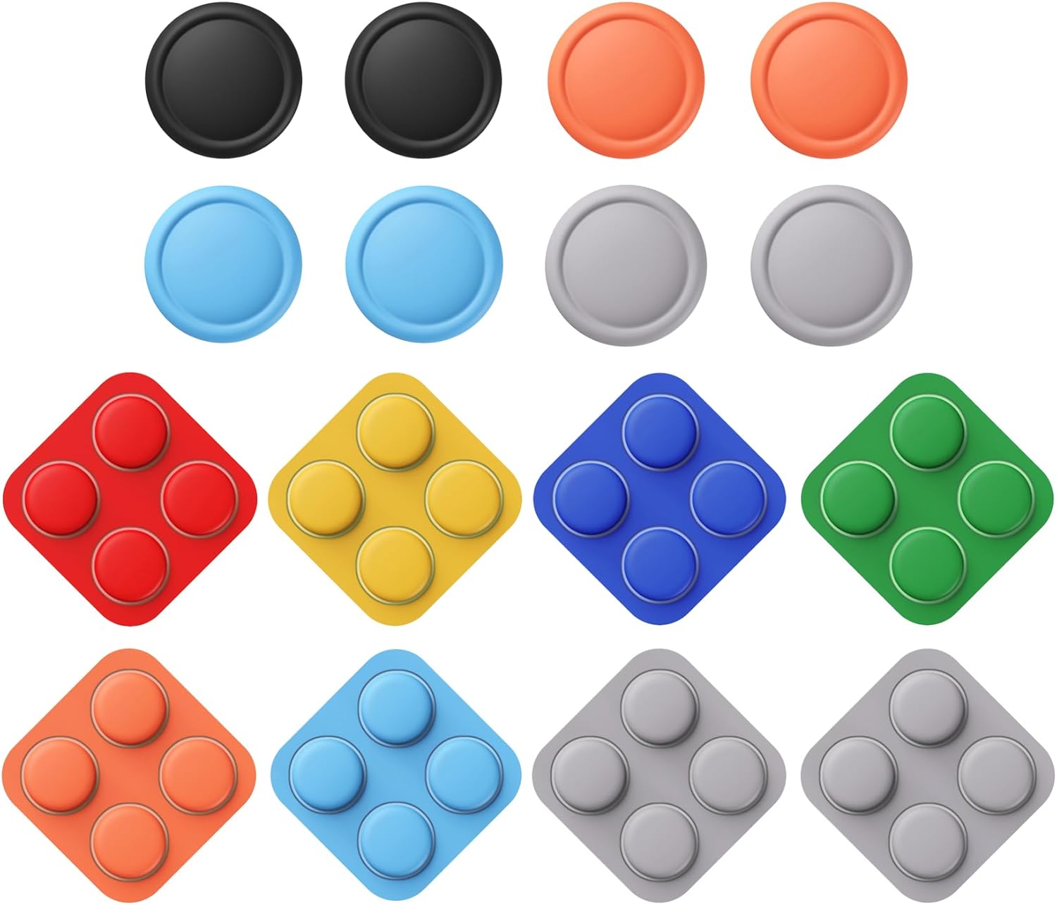 Detalle de PlayVital Capuchons Joystick Switch 2 8 pcs