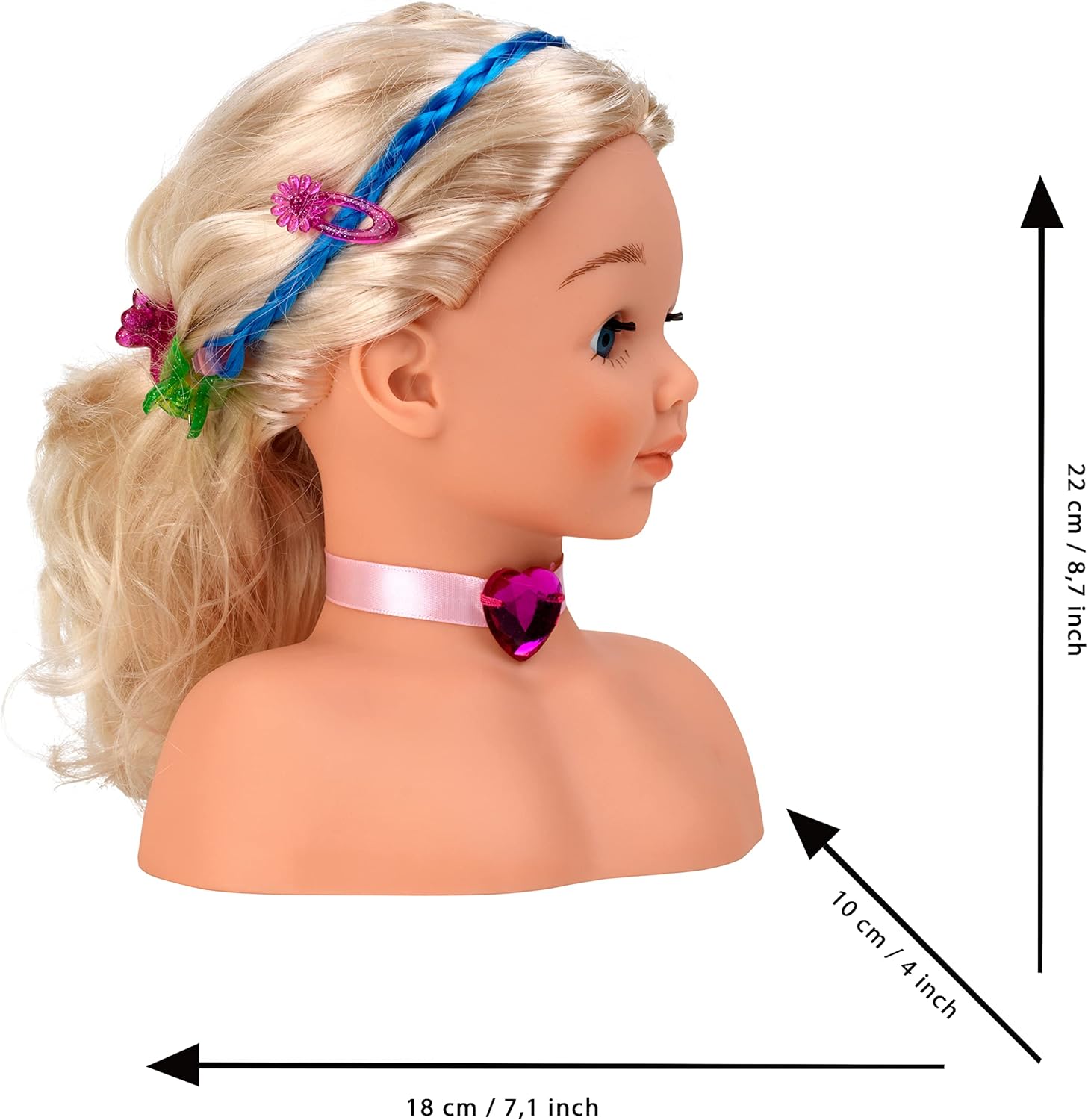 Thumbnail 6 de Theo Klein 5236 Busto per trucco e acconciatura «Little Sophia»: set completa per giochi creativi da 3+