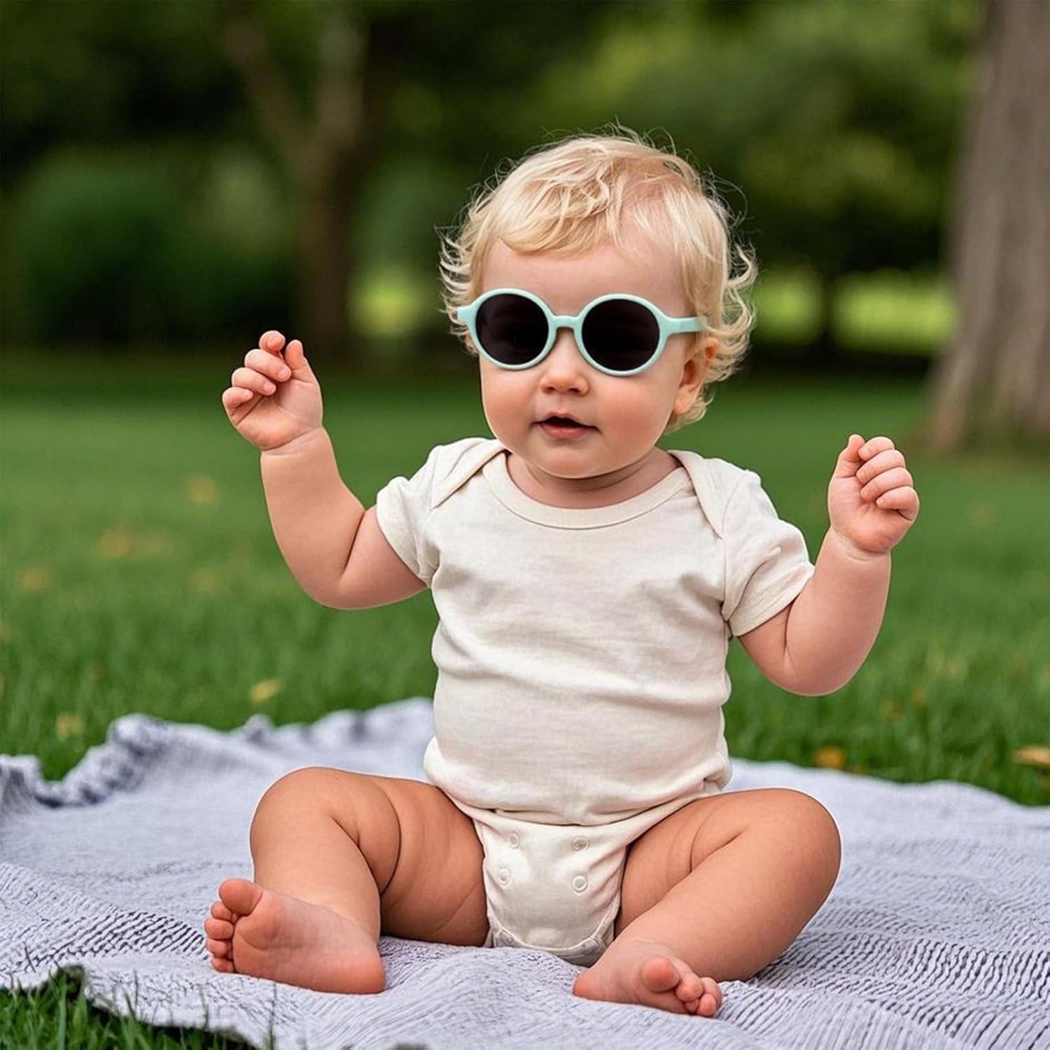 Thumbnail 1 de D Lolylad Baby Sunglasses (0–36 Months) | Polarised kids’ UV400 shades with adjustable strap