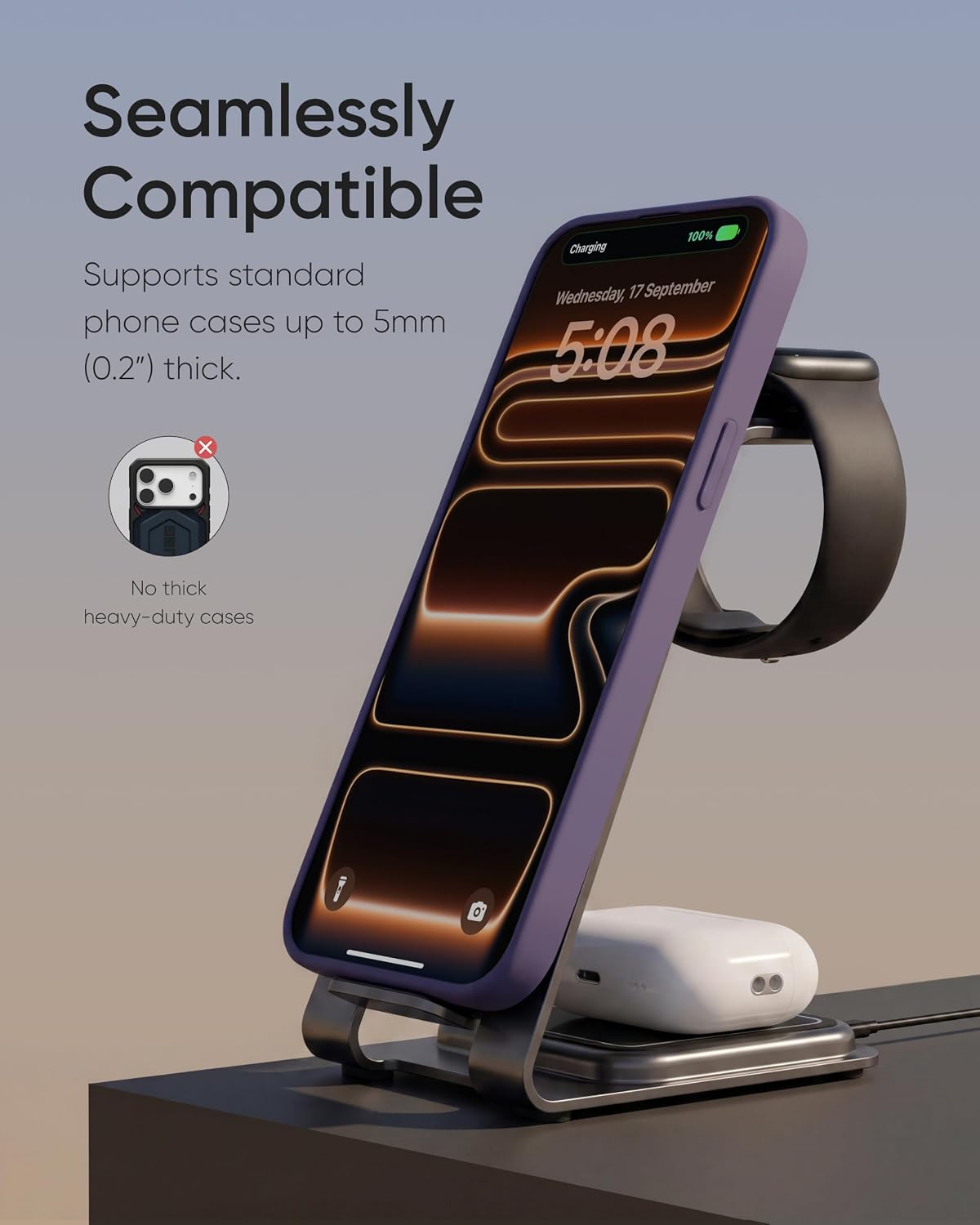 Thumbnail 6 de Intoval 3-in-1 Wireless Charging Station