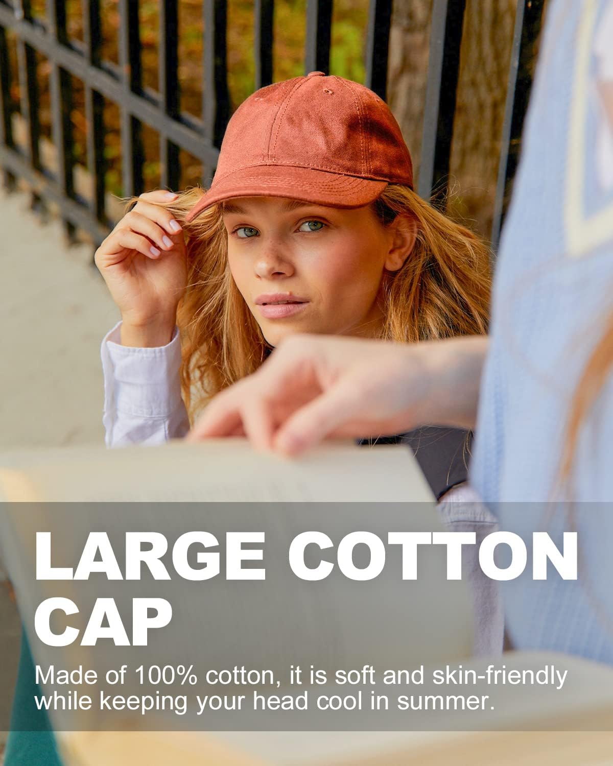 Thumbnail 3 de Zylioo XL/XXL Baseball Caps: Large Head Friendly, Soft Cotton Sun Shield