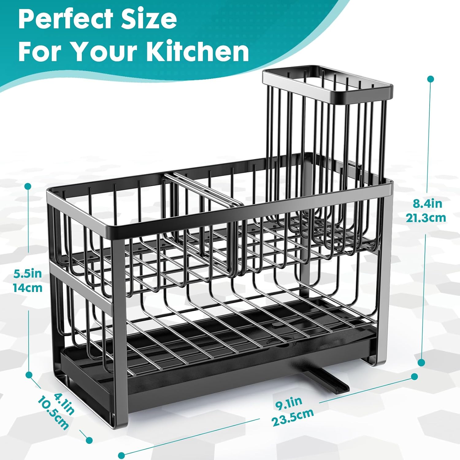 Thumbnail 4 de Sinnsally 2-Tier Kitchen Sponge Holder